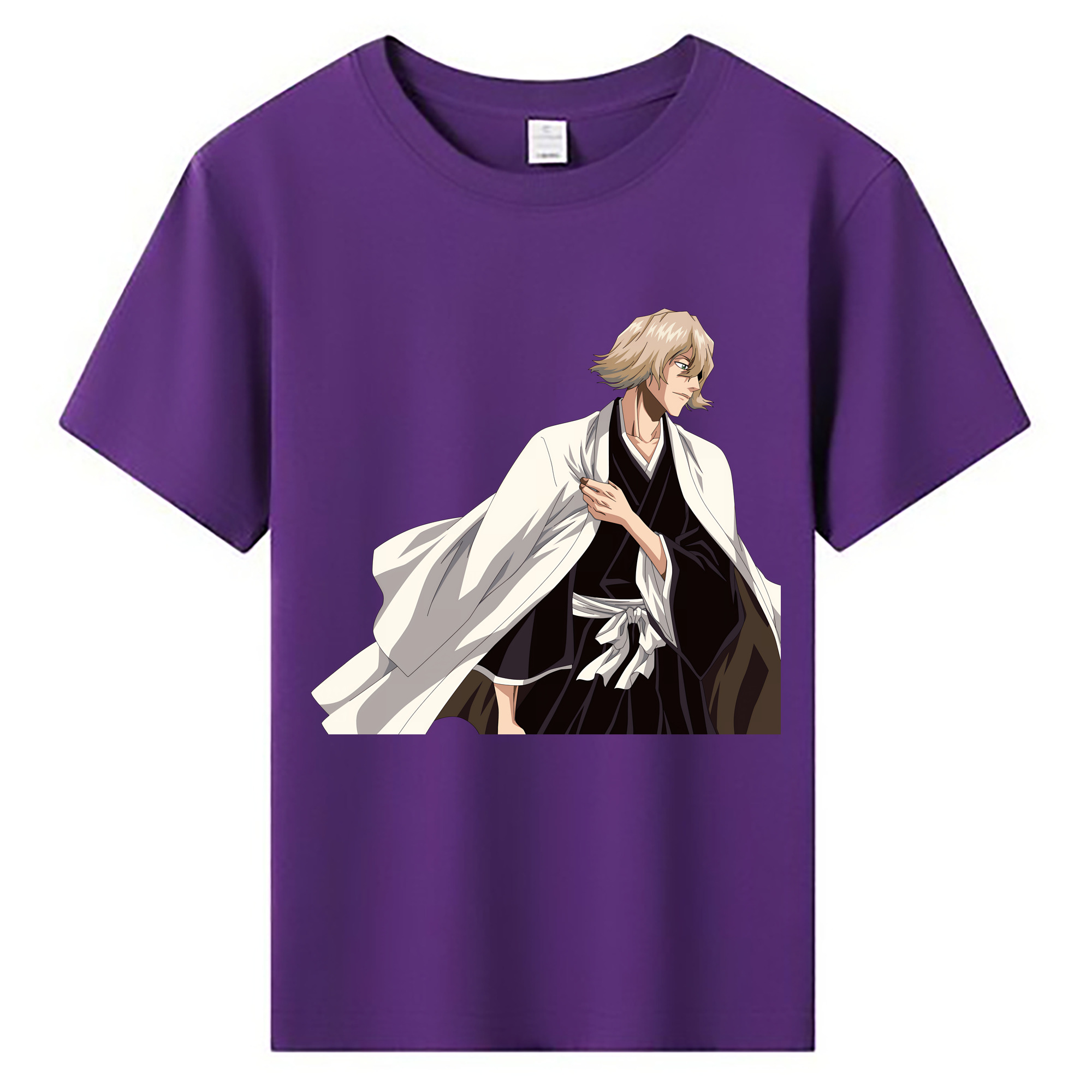 （画像用） "ブリーチ 浦原 喜助（うらはら きすけ） BLEACH Urahara Kisuke " 綿100％キッズTシャツ（フロントプリント）