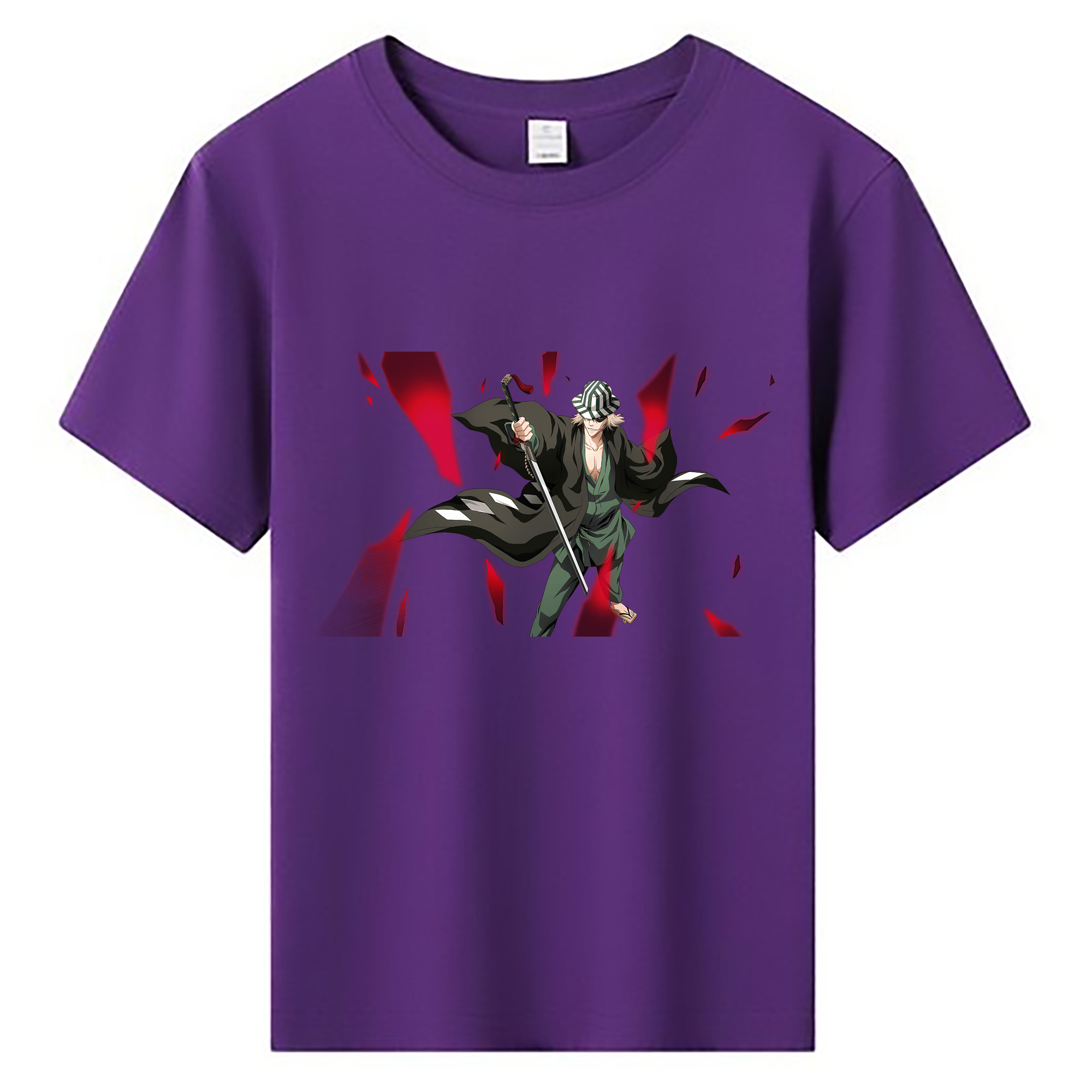 （画像用） "ブリーチ 浦原 喜助（うらはら きすけ） BLEACH Urahara Kisuke " 綿100％キッズTシャツ（フロントプリント）