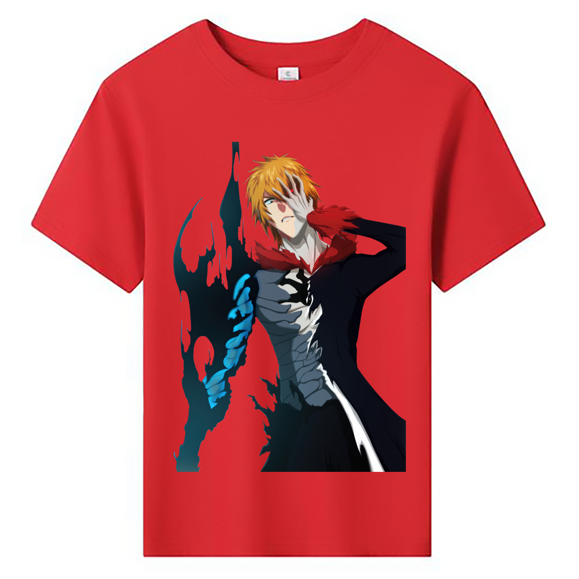 （画像用） ブリーチ 黒崎一護（くろさき いちご）BLEACH Kurosaki Ichigo 綿100％キッズTシャツ（フロントプリント）