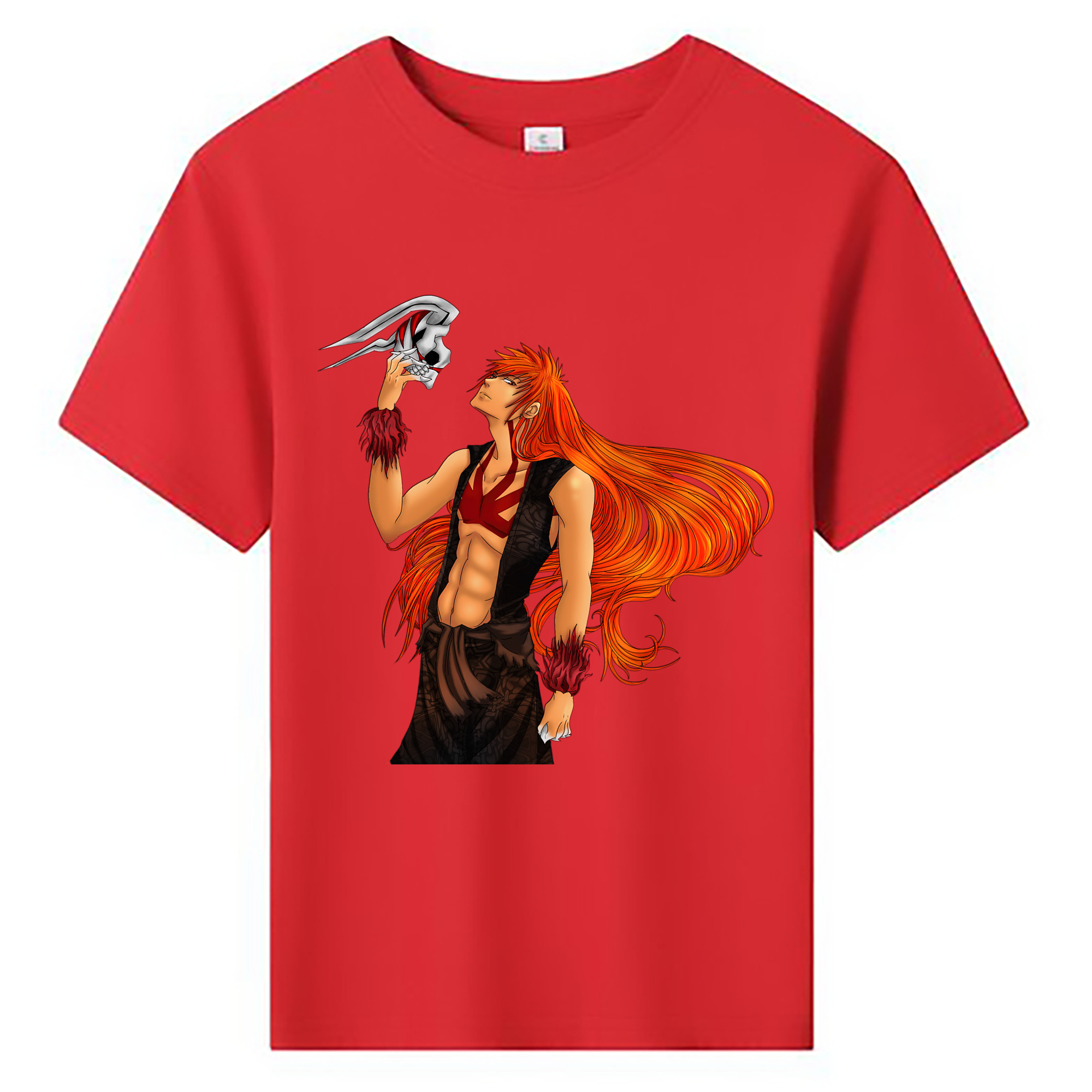 （画像用） ブリーチ 黒崎一護（くろさき いちご）BLEACH Kurosaki Ichigo 綿100％キッズTシャツ（フロントプリント）
