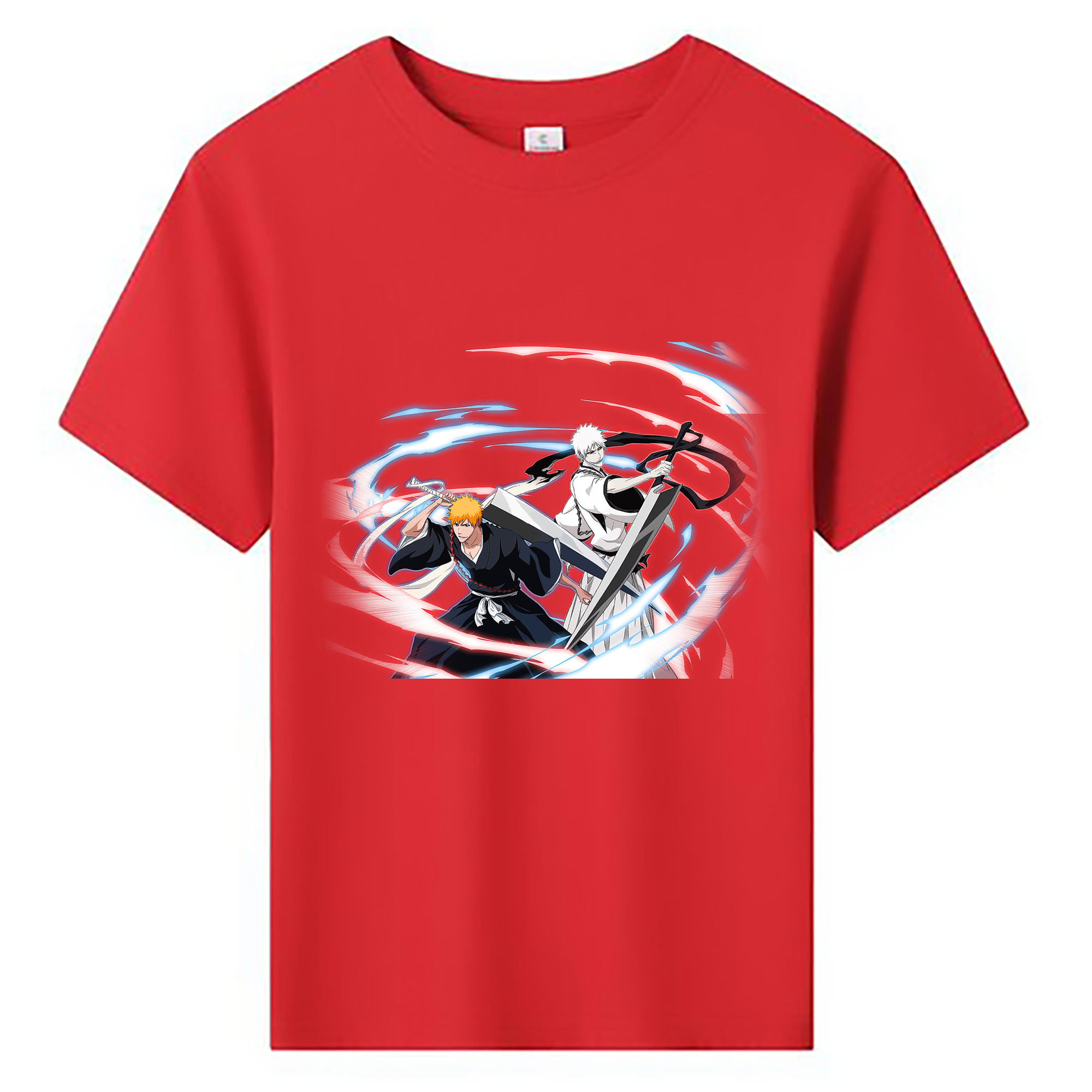 （画像用） ブリーチ 黒崎一護（くろさき いちご）BLEACH Kurosaki Ichigo 綿100％キッズTシャツ（フロントプリント）
