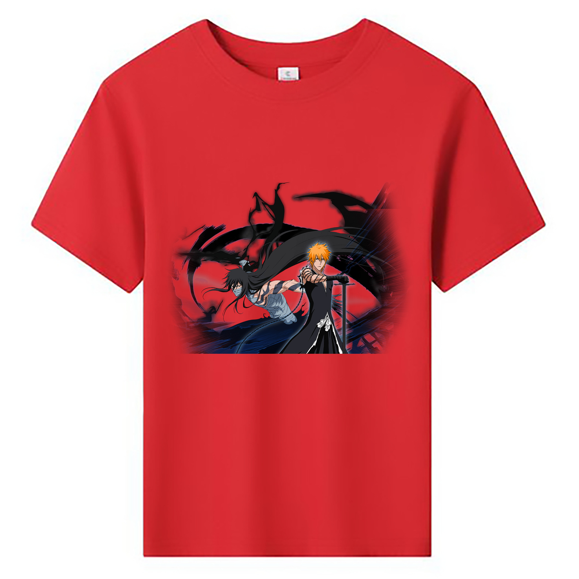 （画像用） ブリーチ 黒崎一護（くろさき いちご）BLEACH Kurosaki Ichigo 綿100％キッズTシャツ（フロントプリント）