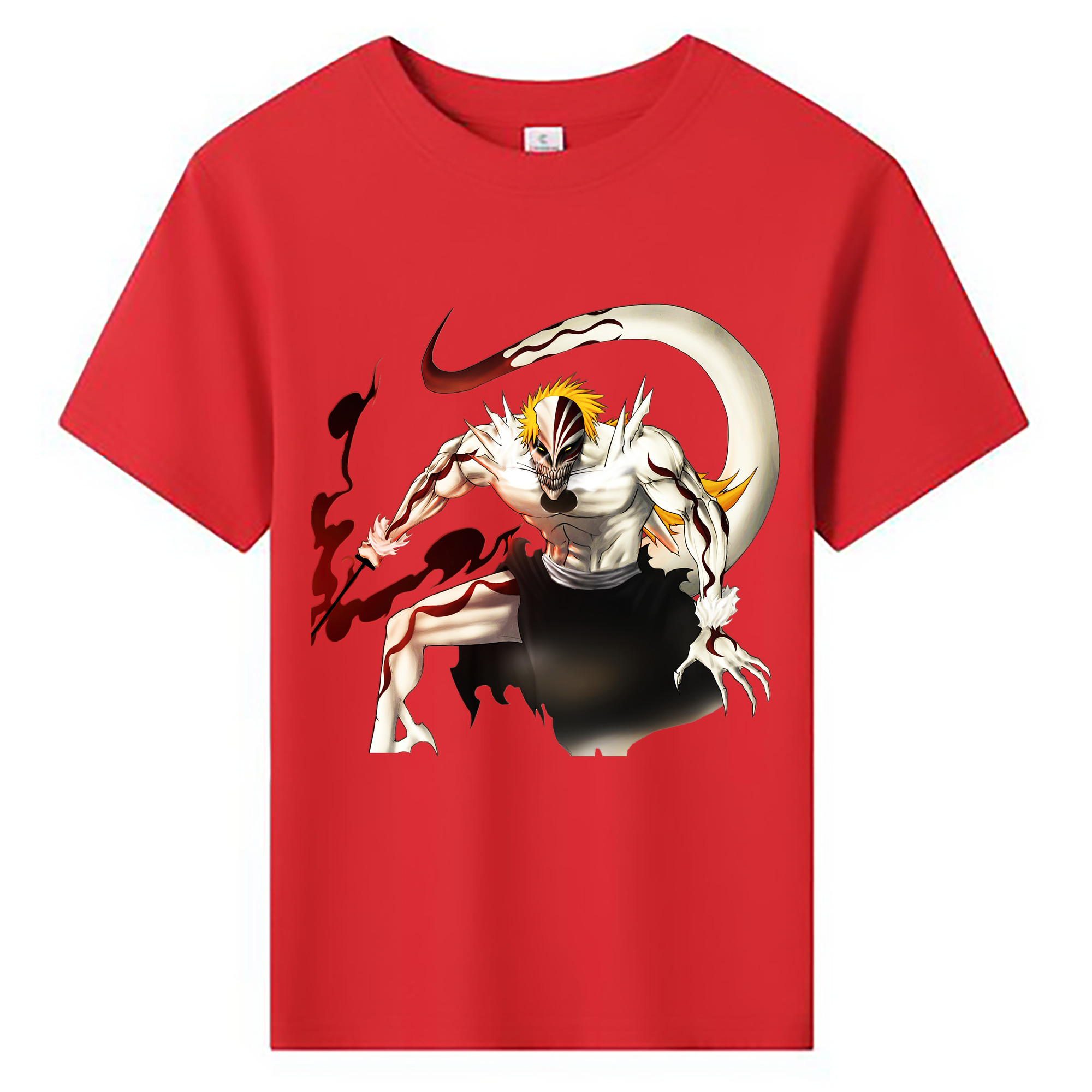 （画像用） ブリーチ 黒崎一護（くろさき いちご）BLEACH Kurosaki Ichigo 綿100％キッズTシャツ（フロントプリント）