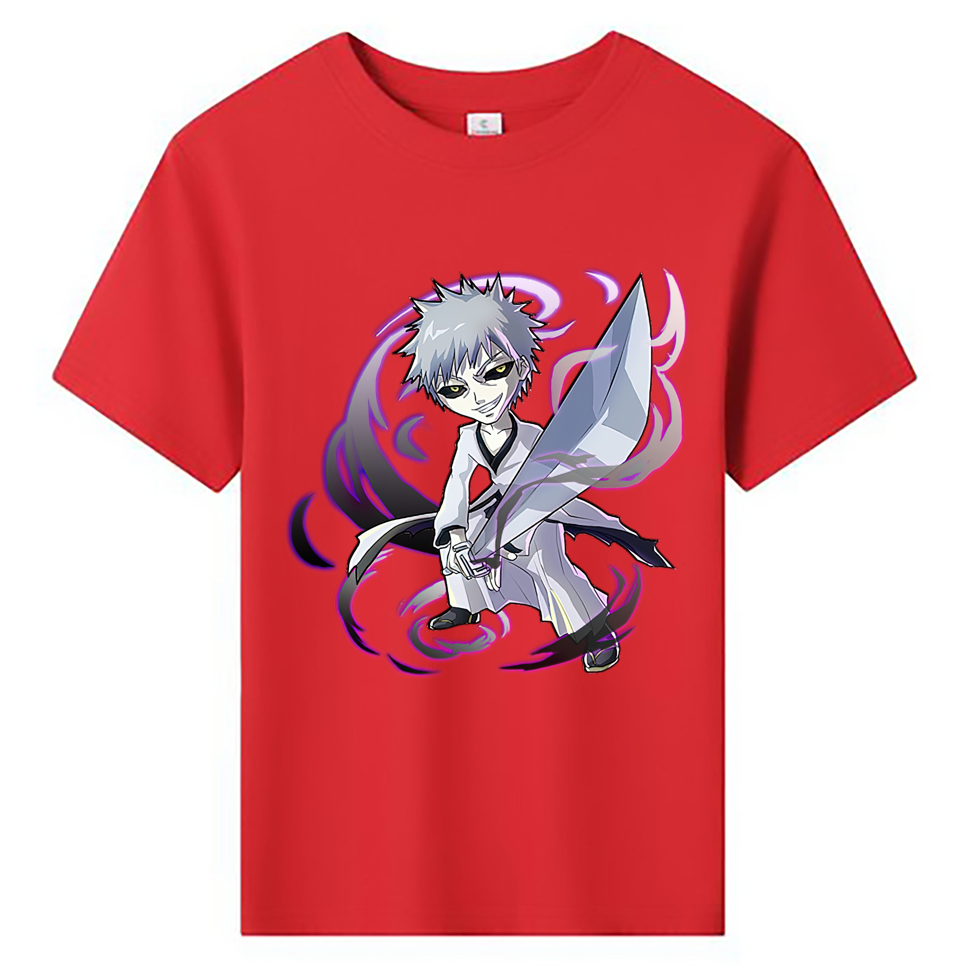 （画像用） ブリーチ 黒崎一護（くろさき いちご）BLEACH Kurosaki Ichigo 綿100％キッズTシャツ（フロントプリント）