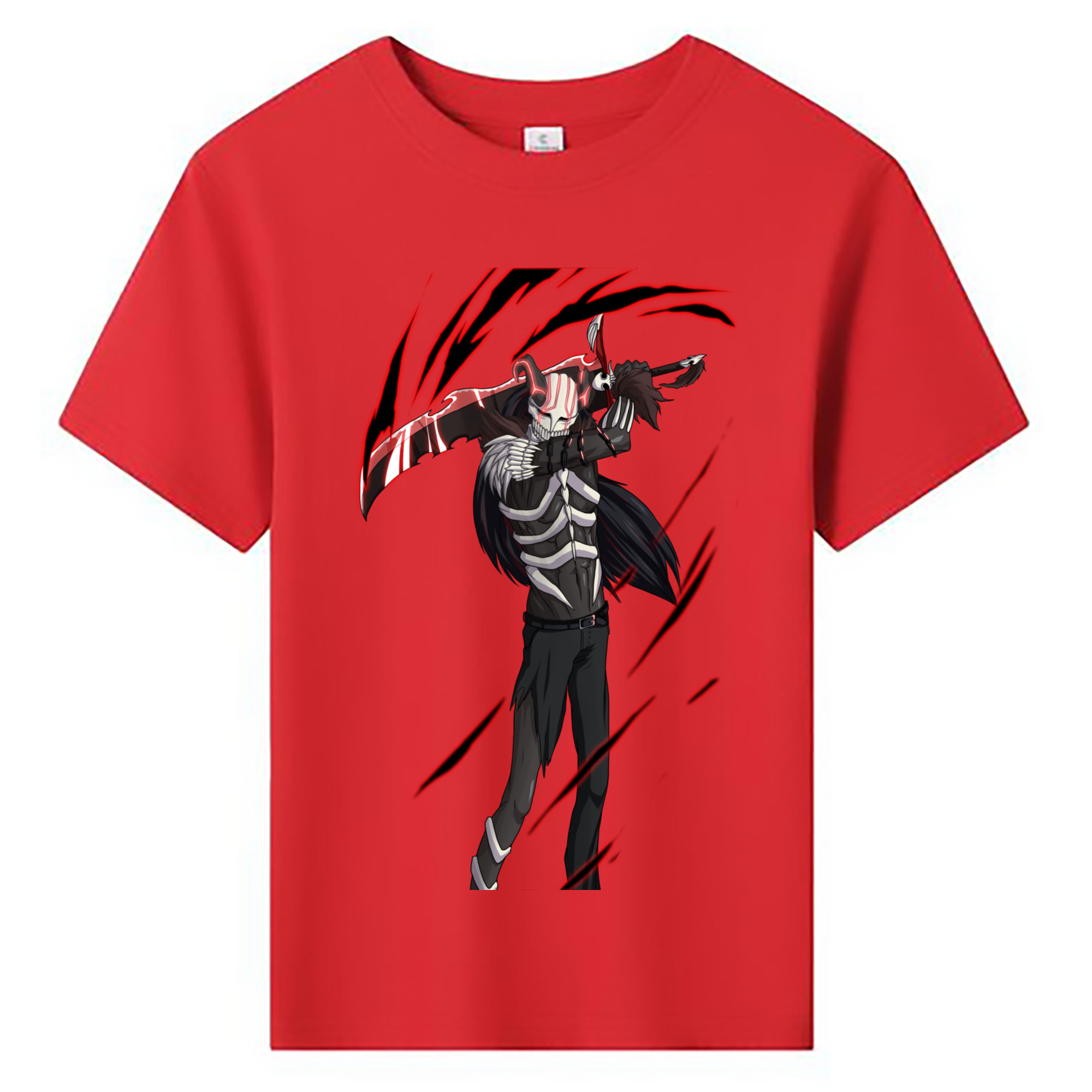 （画像用） ブリーチ 黒崎一護（くろさき いちご）BLEACH Kurosaki Ichigo 綿100％キッズTシャツ（フロントプリント）
