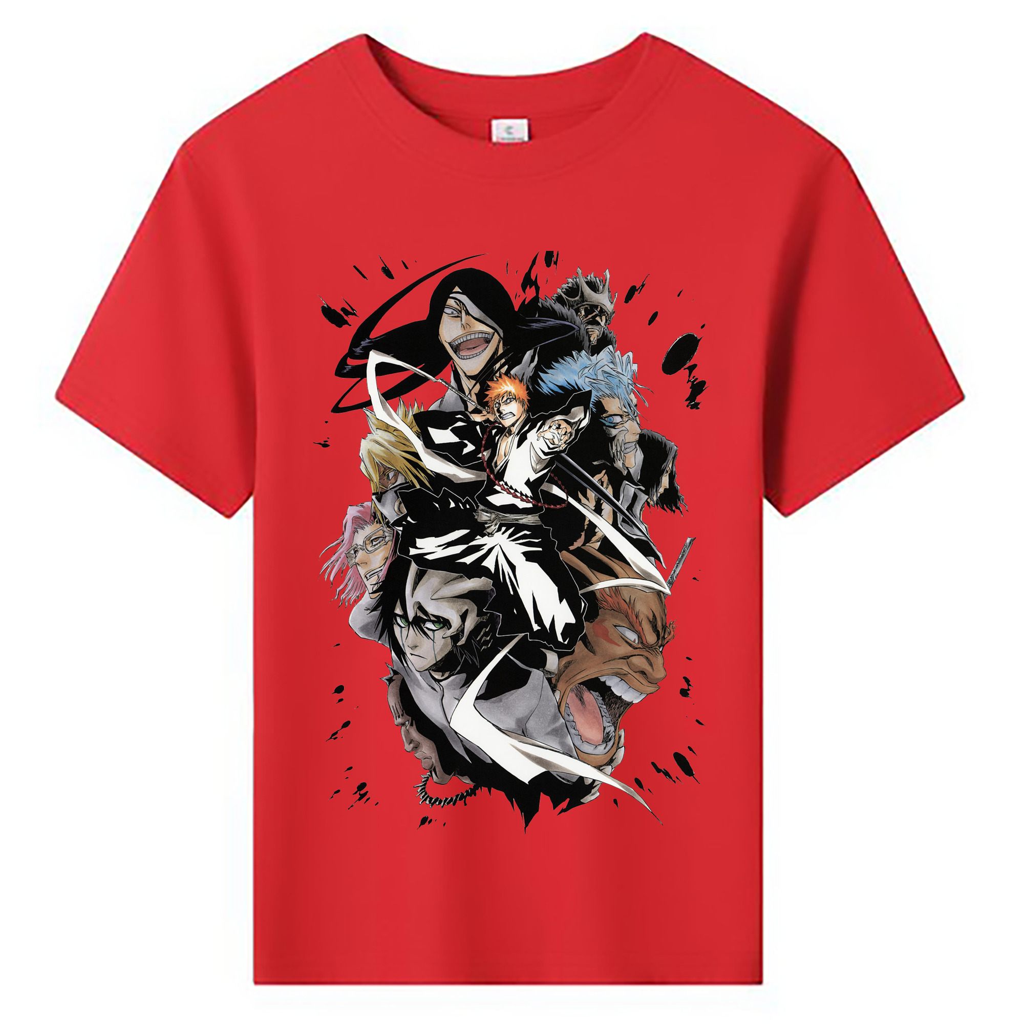 （画像用） ブリーチ 黒崎一護（くろさき いちご）BLEACH Kurosaki Ichigo 綿100％キッズTシャツ（フロントプリント）