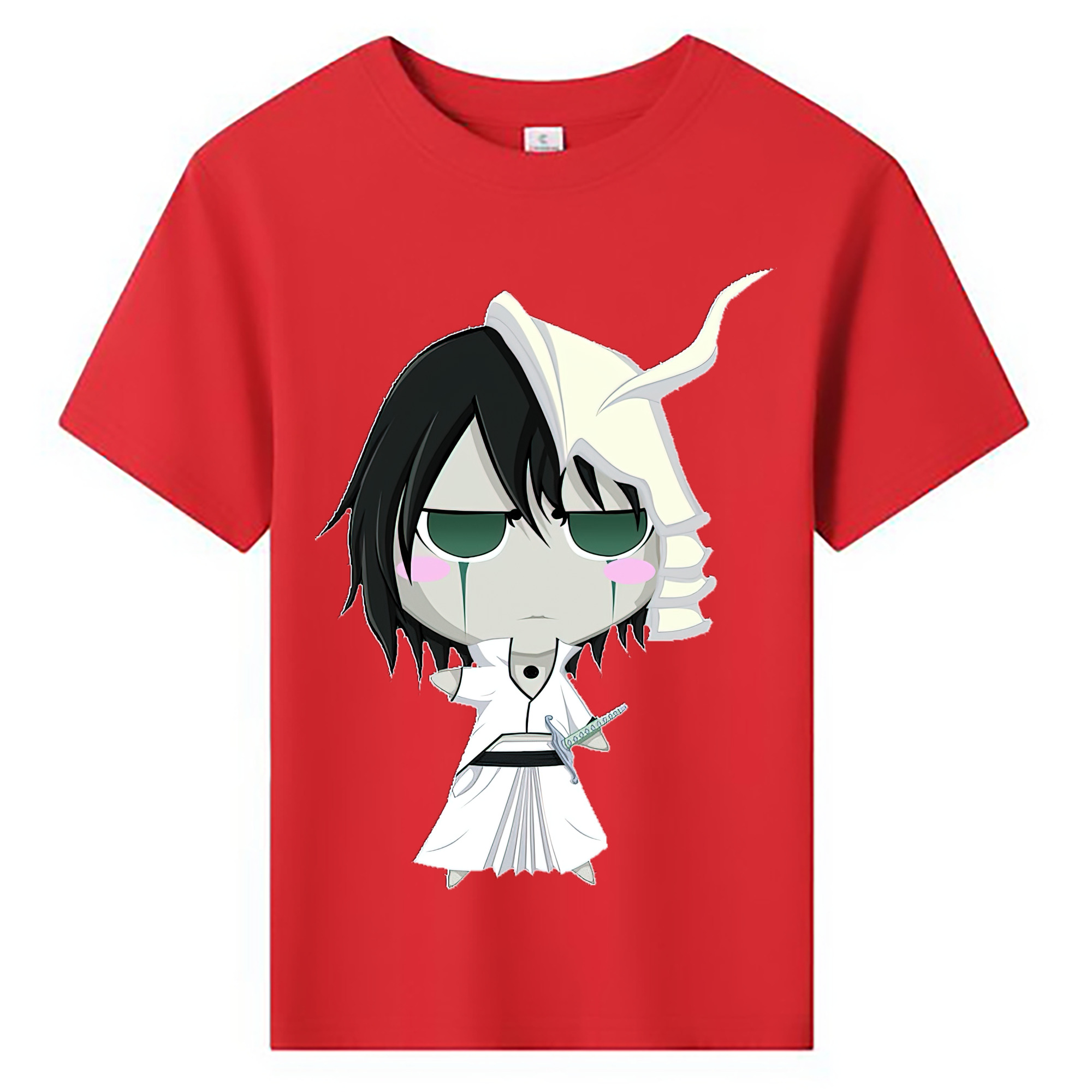 （画像用） ブリーチ ウルキオラ·シファー BLEACH Ulquiorra cifer 綿100％キッズTシャツ（フロントプリント）
