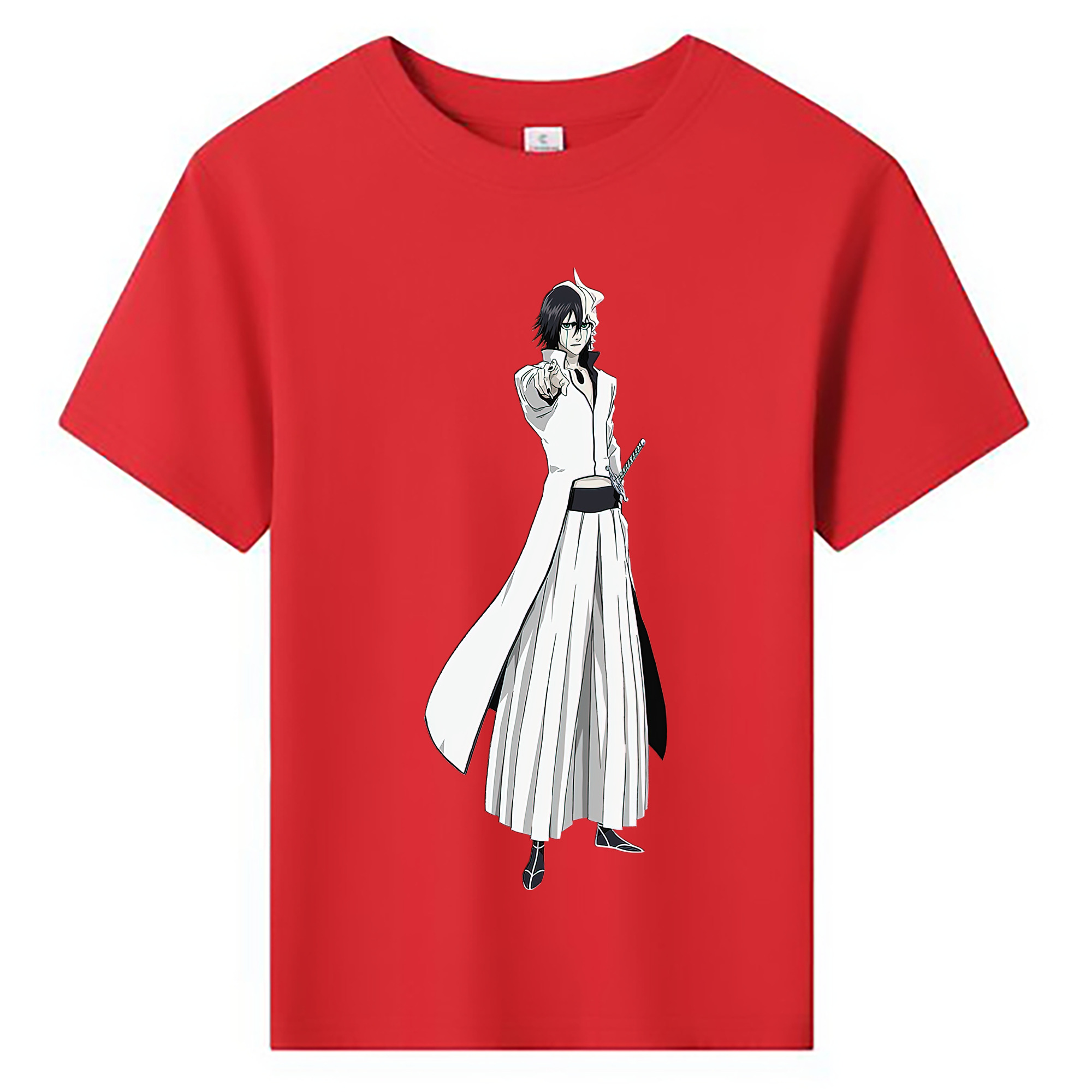 （画像用） ブリーチ ウルキオラ·シファー BLEACH Ulquiorra cifer 綿100％キッズTシャツ（フロントプリント）