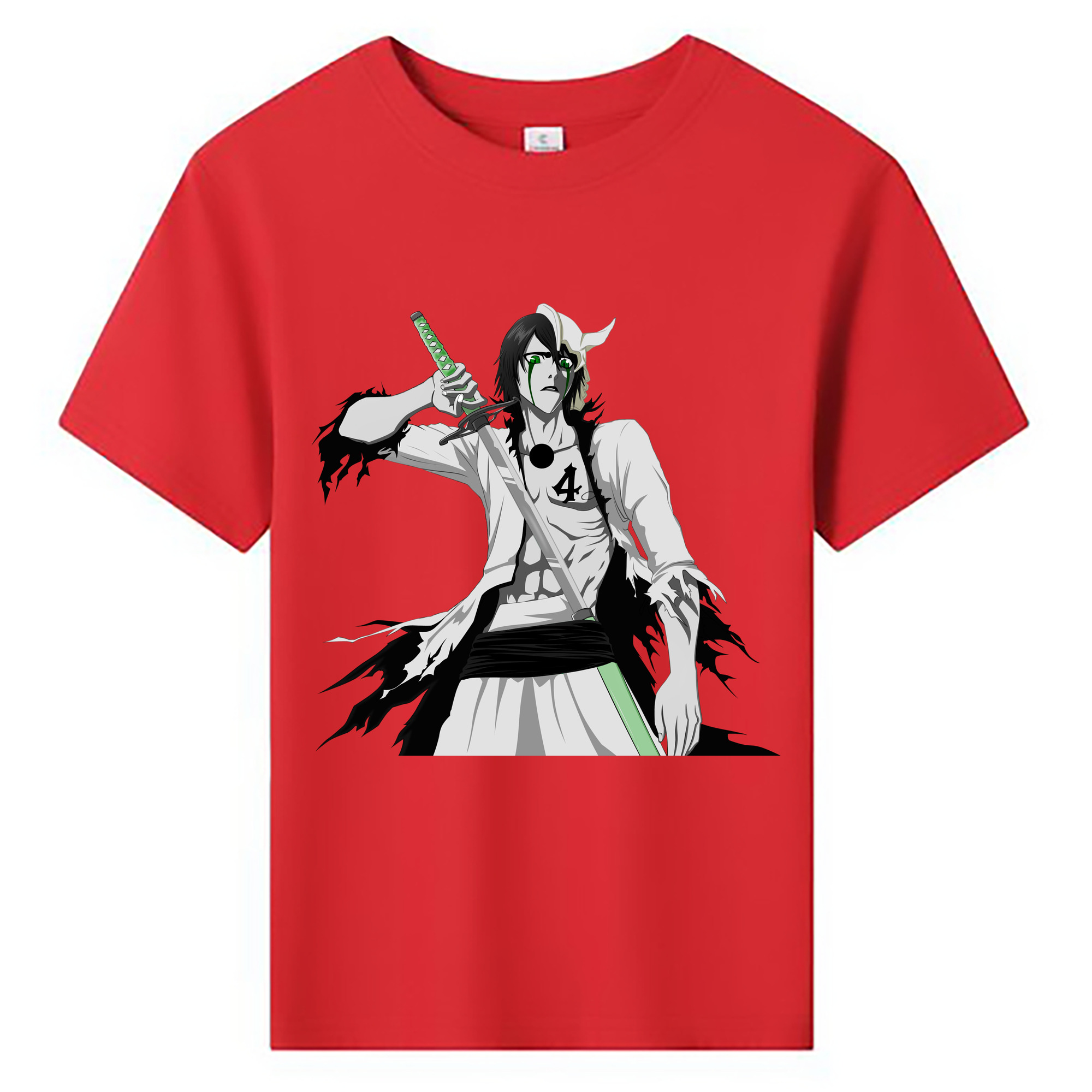 （画像用） ブリーチ ウルキオラ·シファー BLEACH Ulquiorra cifer 綿100％キッズTシャツ（フロントプリント）