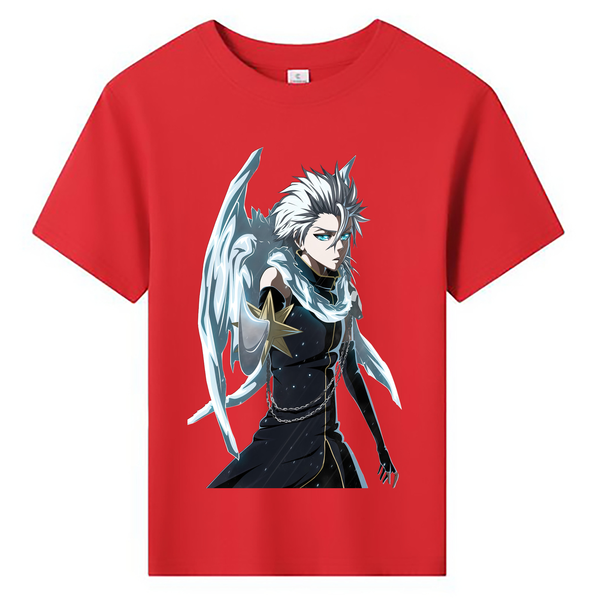 （画像用） ブリーチ 日番谷冬獅郎（ひつがや とうしろう） BLEACH Hitsugaya Toushirou 綿100％キッズTシャツ（フロントプリント）
