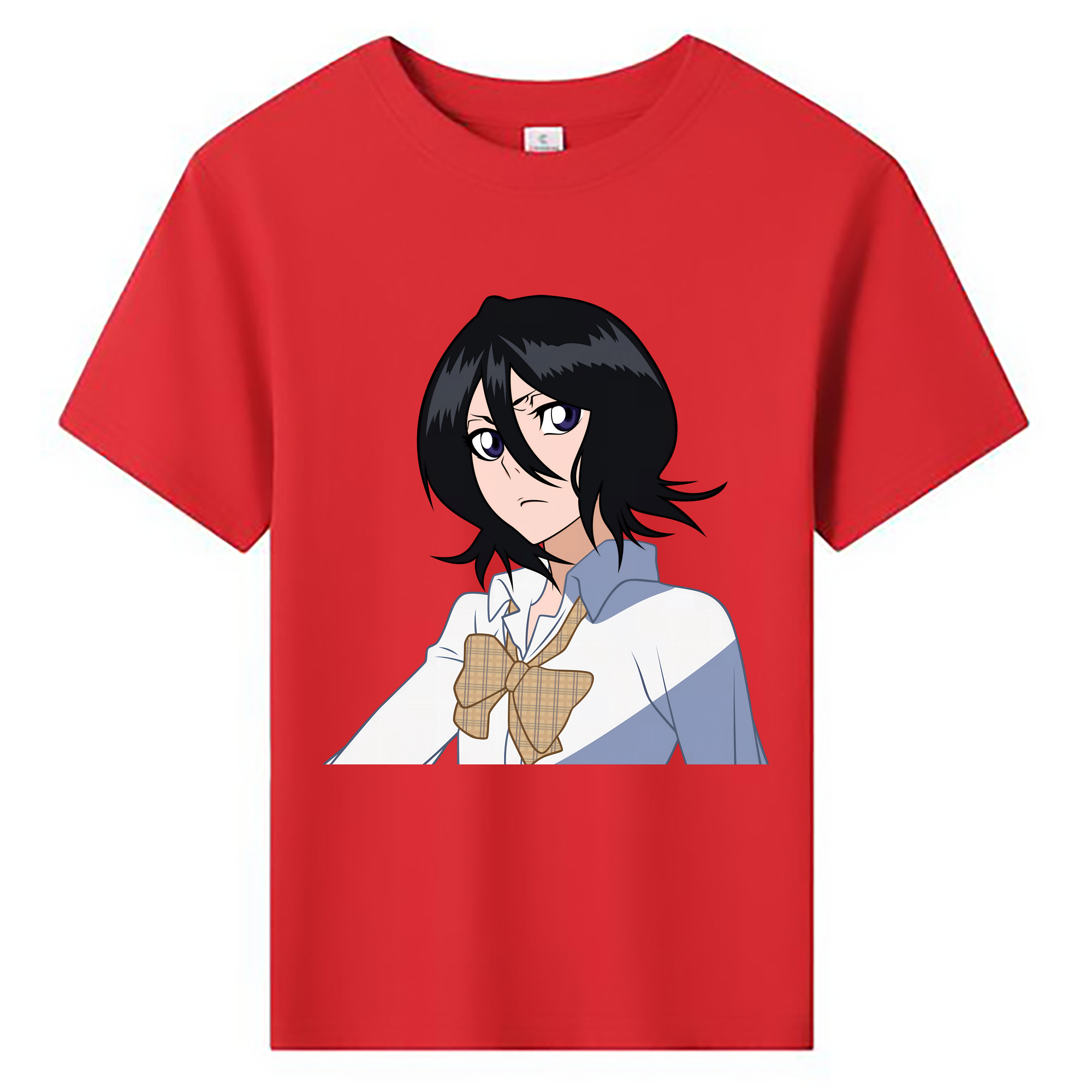 （画像用） ブリーチ 朽木ルキア BLEACH Kuchiki Rukia 綿100％キッズTシャツ（フロントプリント）