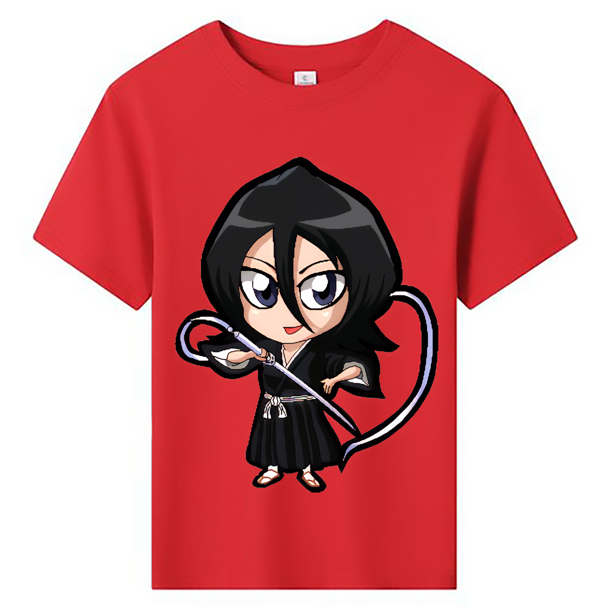 （画像用） ブリーチ 朽木ルキア BLEACH Kuchiki Rukia 綿100％キッズTシャツ（フロントプリント）