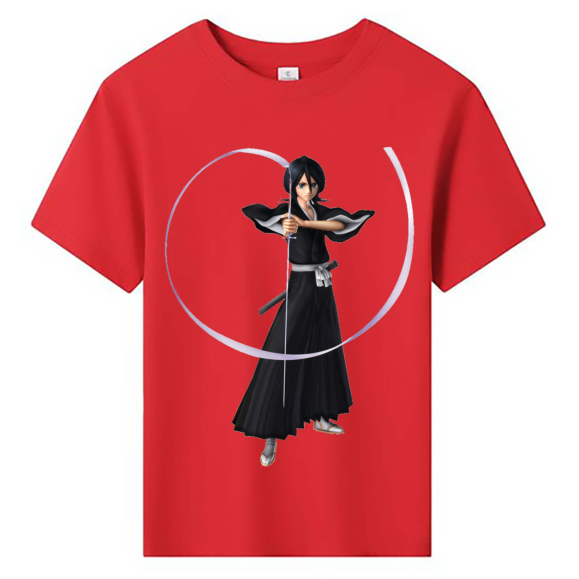（画像用） ブリーチ 朽木ルキア BLEACH Kuchiki Rukia 綿100％キッズTシャツ（フロントプリント）