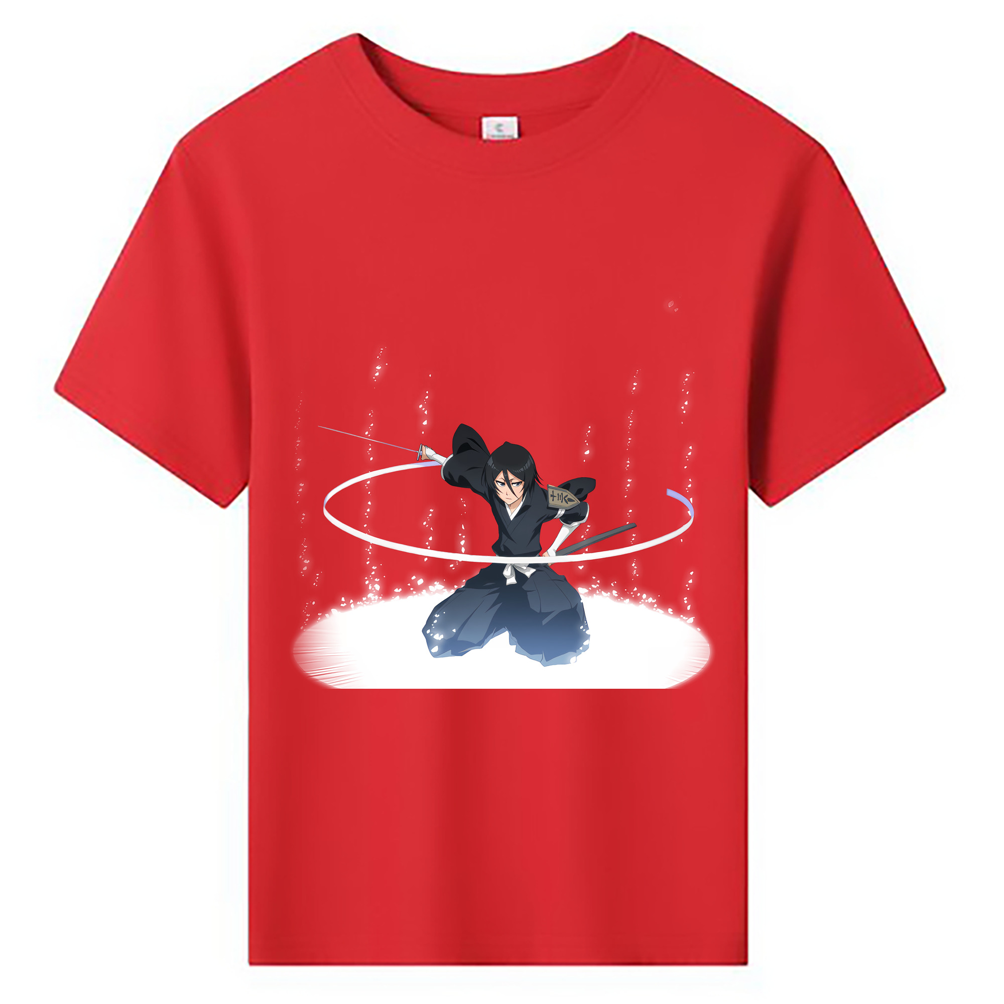 （画像用） ブリーチ 朽木ルキア BLEACH Kuchiki Rukia 綿100％キッズTシャツ（フロントプリント）