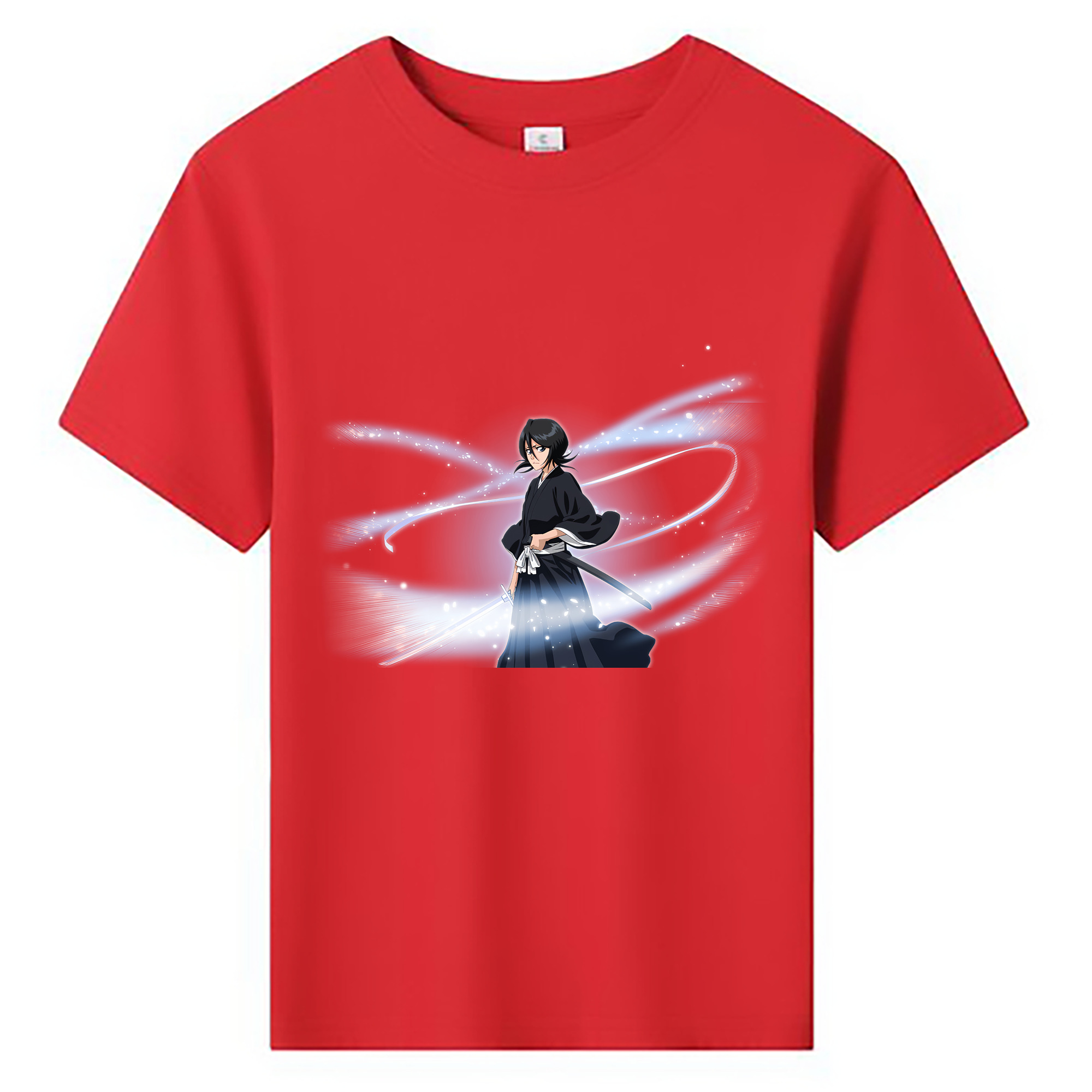 （画像用） ブリーチ 朽木ルキア BLEACH Kuchiki Rukia 綿100％キッズTシャツ（フロントプリント）