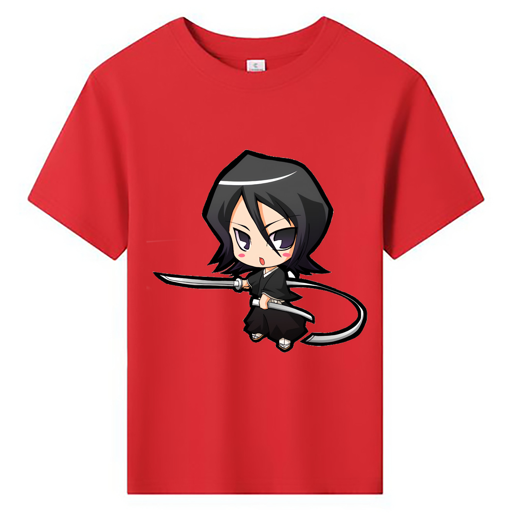 （画像用） ブリーチ 朽木ルキア BLEACH Kuchiki Rukia 綿100％キッズTシャツ（フロントプリント）