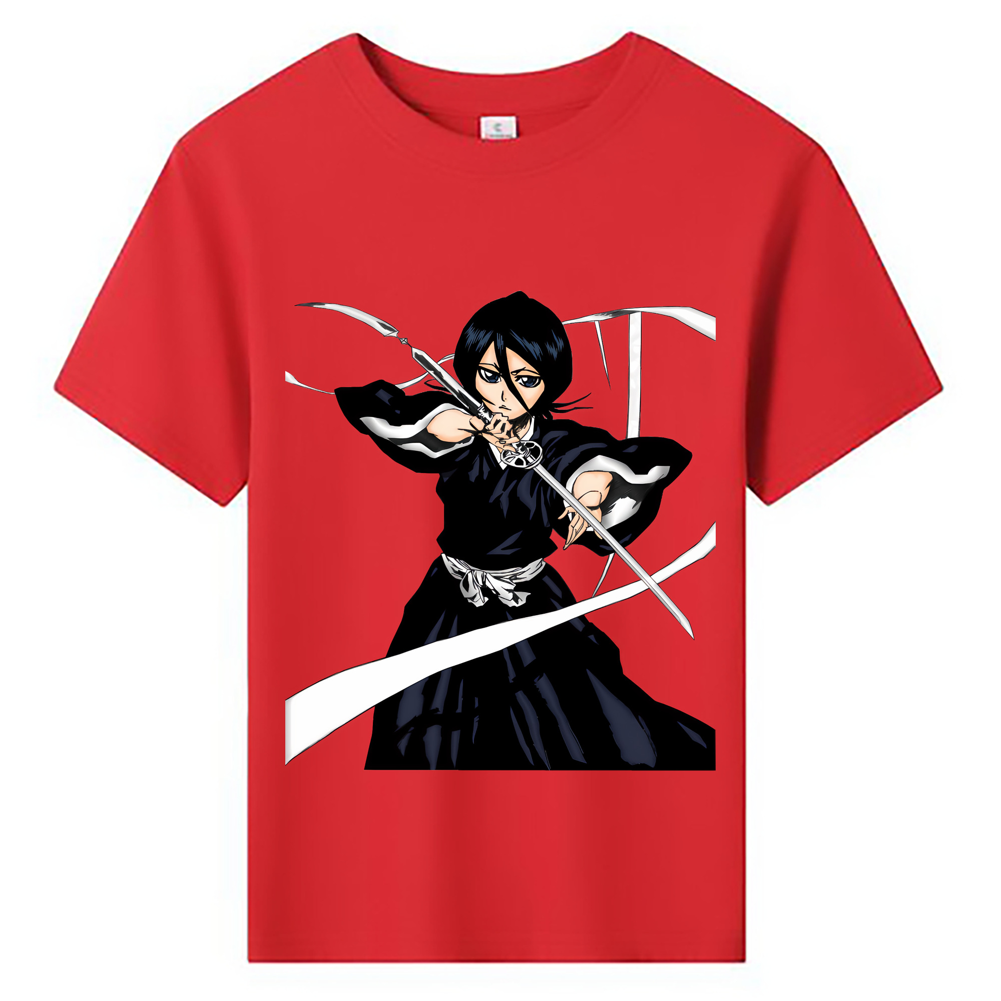 （画像用） ブリーチ 朽木ルキア BLEACH Kuchiki Rukia 綿100％キッズTシャツ（フロントプリント）