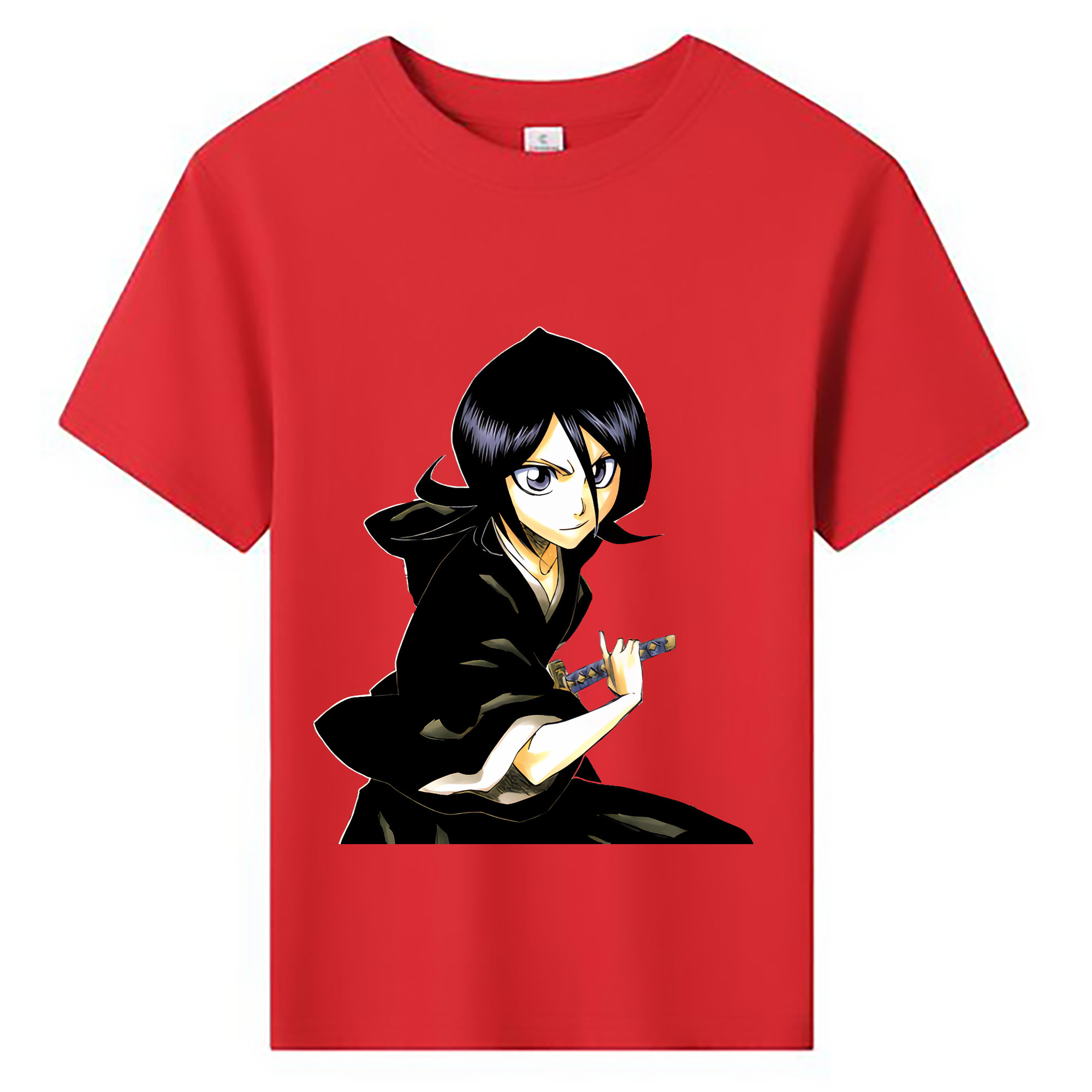 （画像用） ブリーチ 朽木ルキア BLEACH Kuchiki Rukia 綿100％キッズTシャツ（フロントプリント）