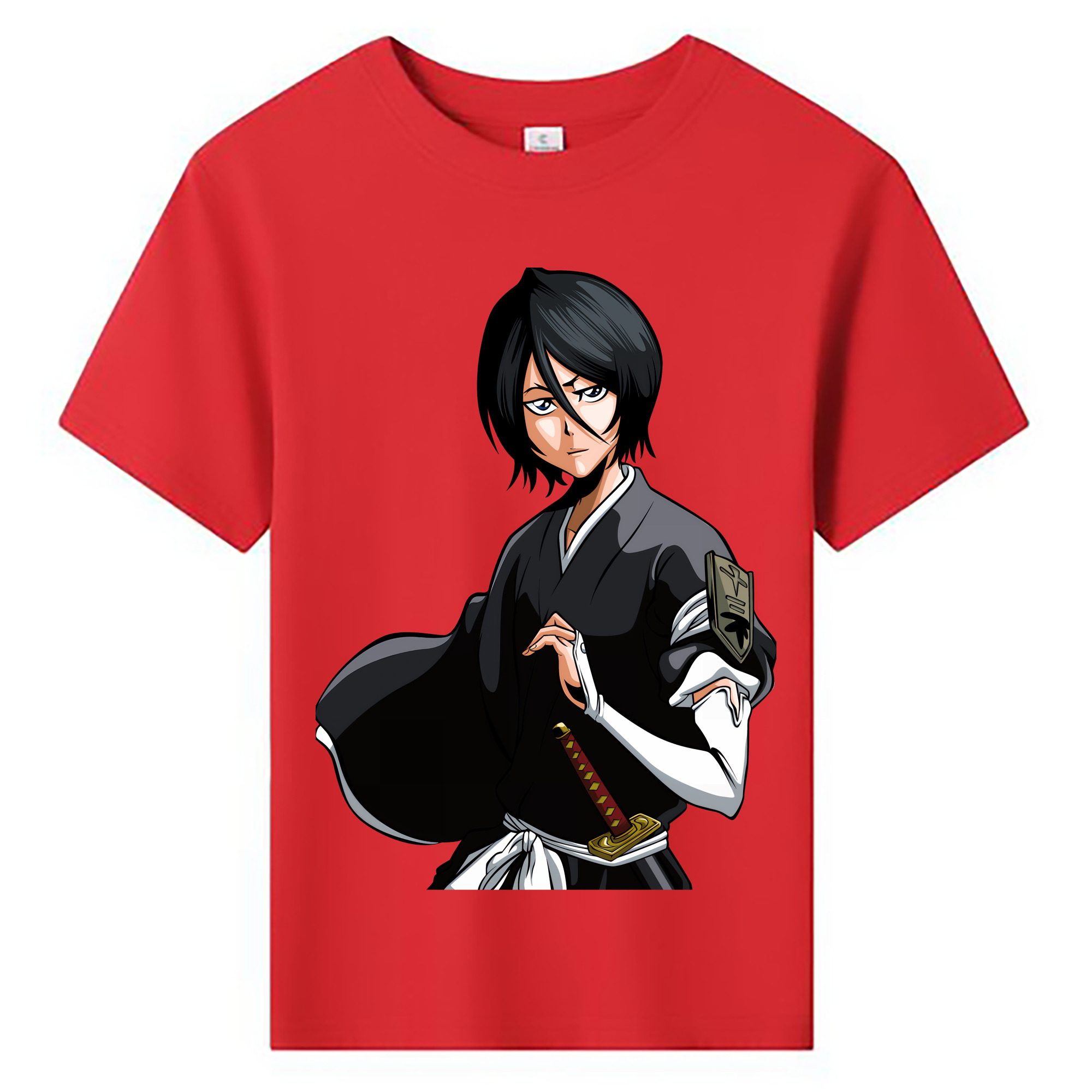 （画像用） ブリーチ 朽木ルキア BLEACH Kuchiki Rukia 綿100％キッズTシャツ（フロントプリント）