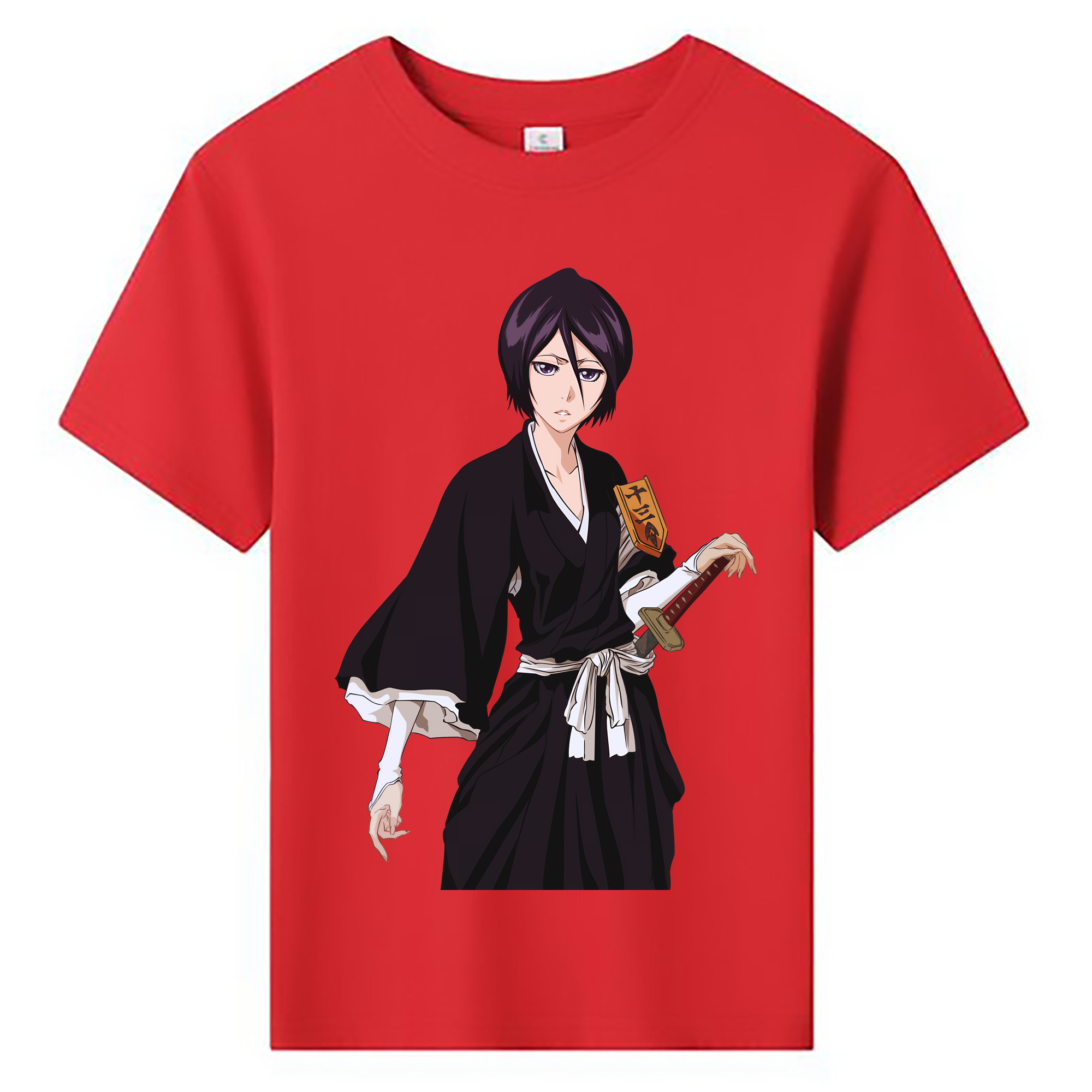 （画像用） ブリーチ 朽木ルキア BLEACH Kuchiki Rukia 綿100％キッズTシャツ（フロントプリント）