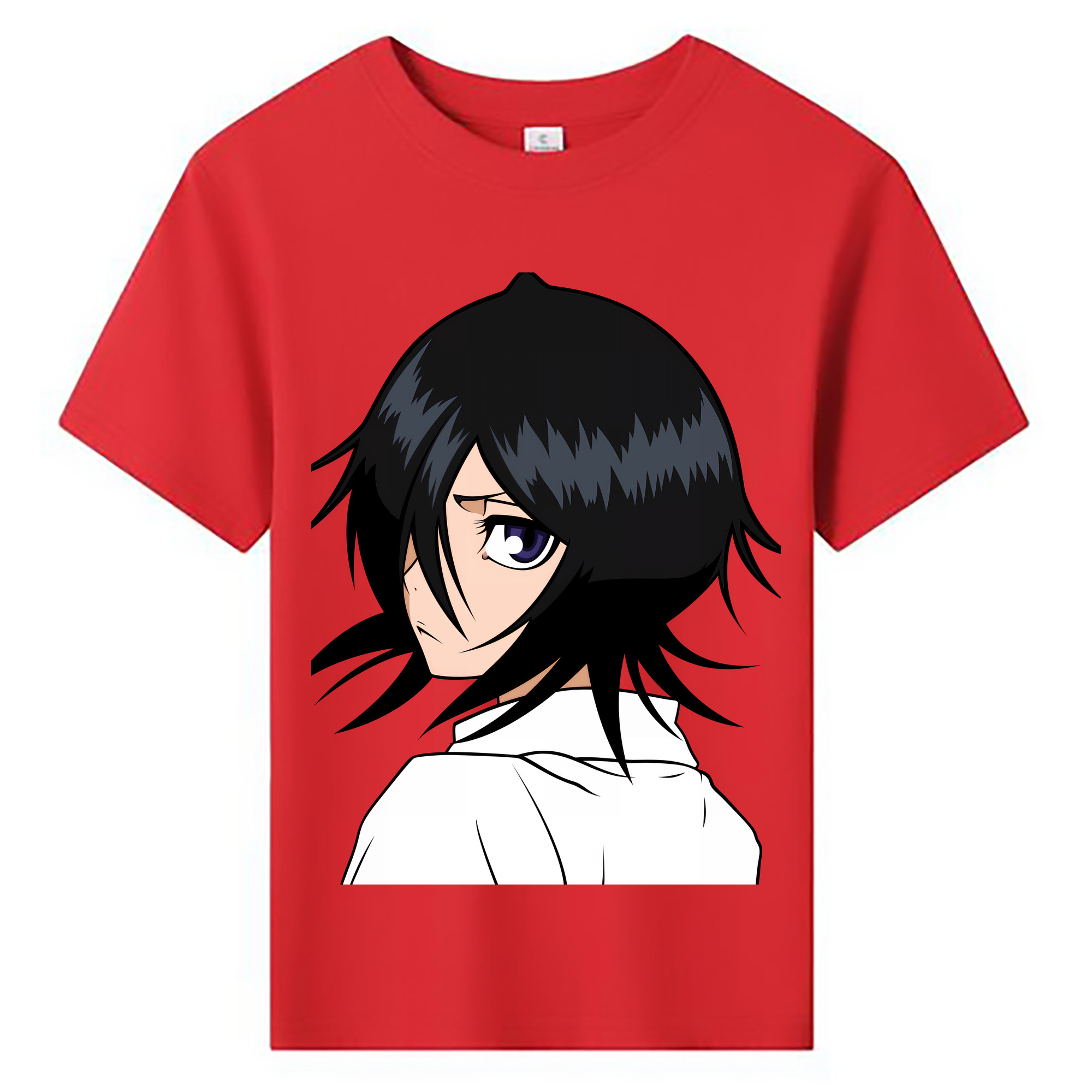 （画像用） ブリーチ 朽木ルキア BLEACH Kuchiki Rukia 綿100％キッズTシャツ（フロントプリント）