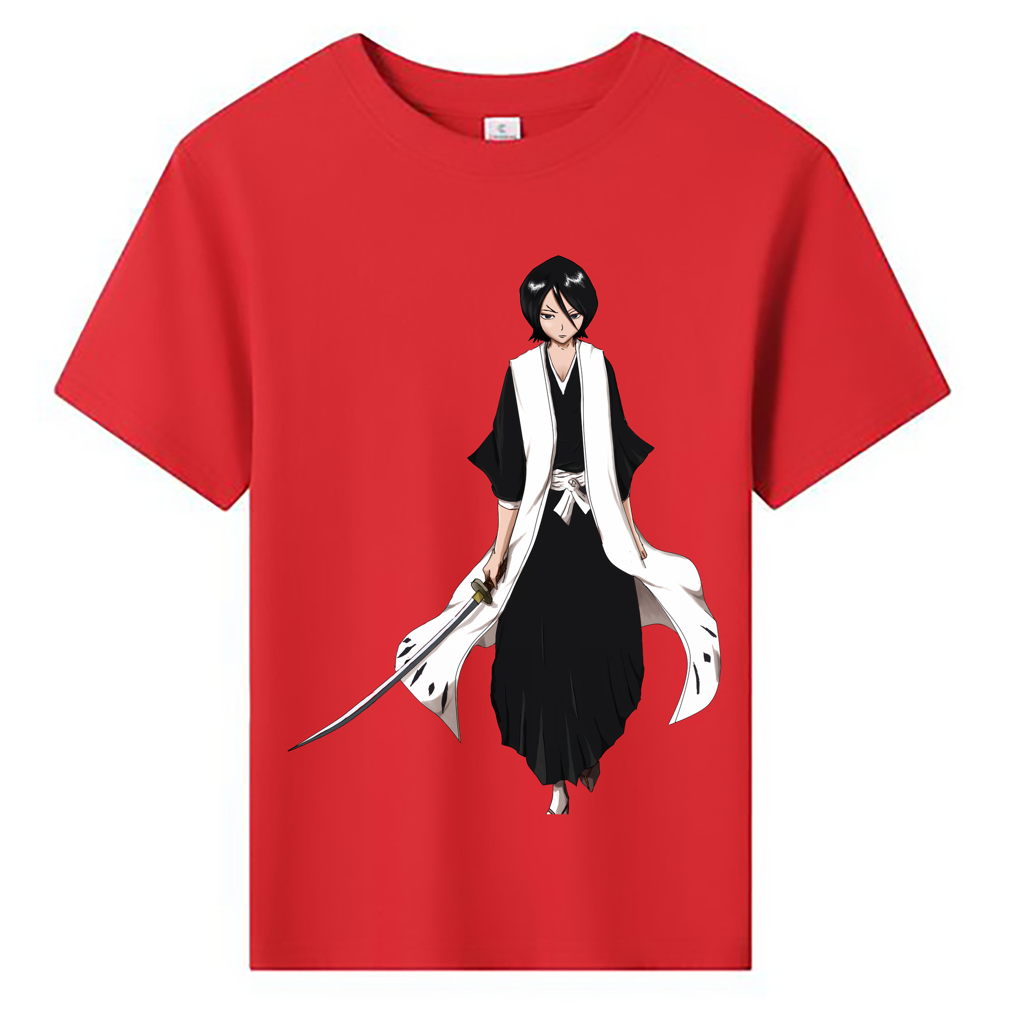 （画像用） ブリーチ 朽木ルキア BLEACH Kuchiki Rukia 綿100％キッズTシャツ（フロントプリント）