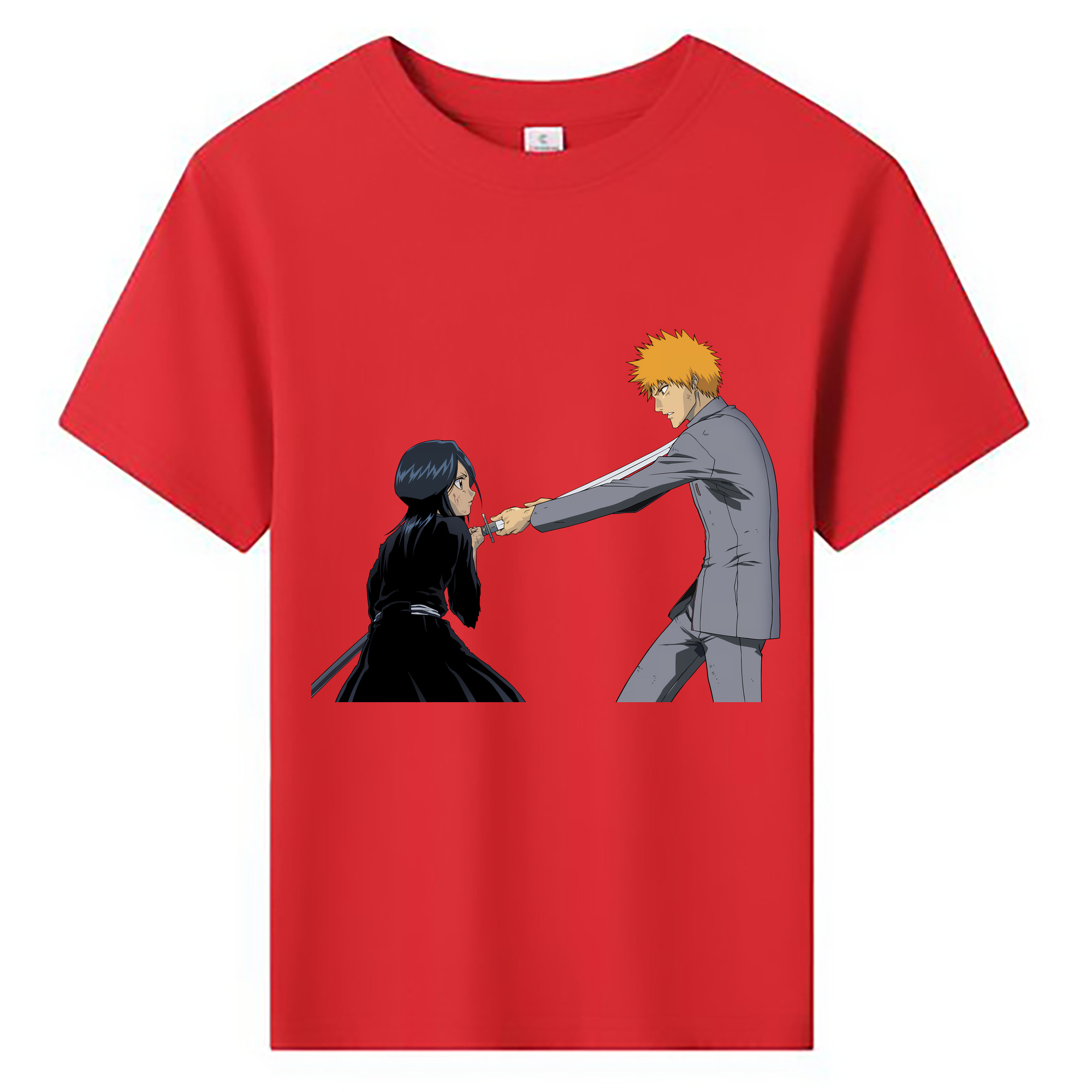（画像用） ブリーチ 朽木ルキア BLEACH Kuchiki Rukia 綿100％キッズTシャツ（フロントプリント）