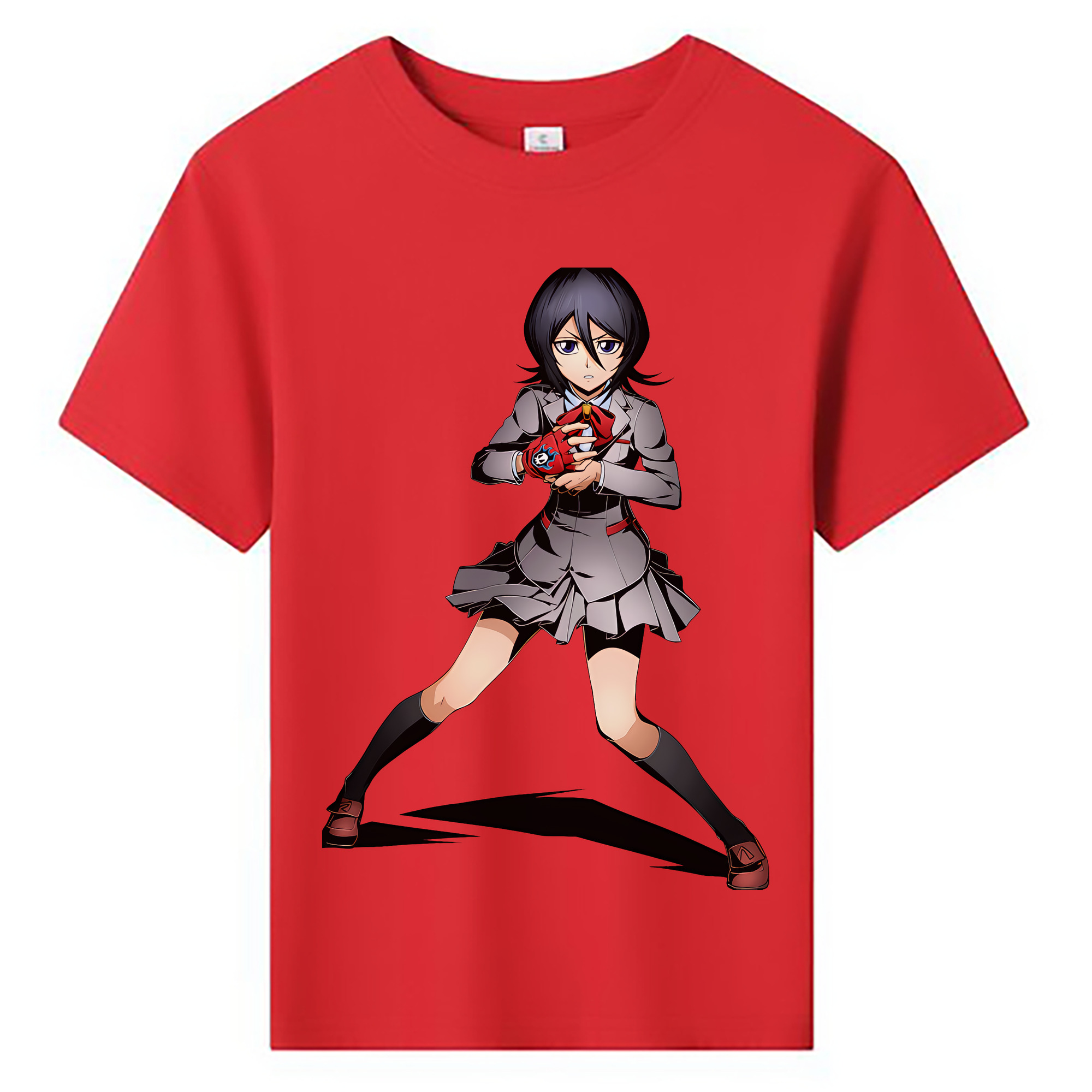 （画像用） ブリーチ 朽木ルキア BLEACH Kuchiki Rukia 綿100％キッズTシャツ（フロントプリント）