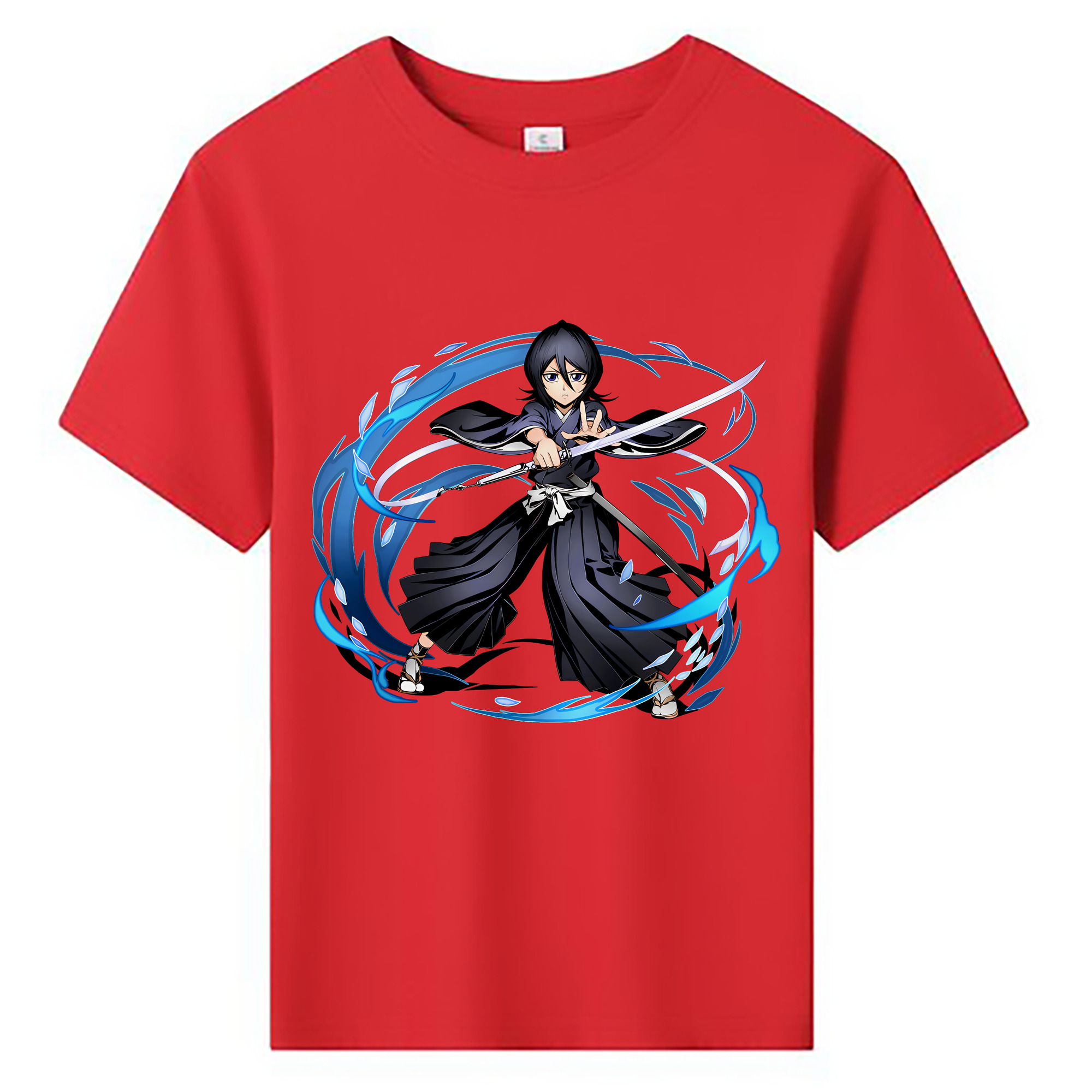 （画像用） ブリーチ 朽木ルキア BLEACH Kuchiki Rukia 綿100％キッズTシャツ（フロントプリント）