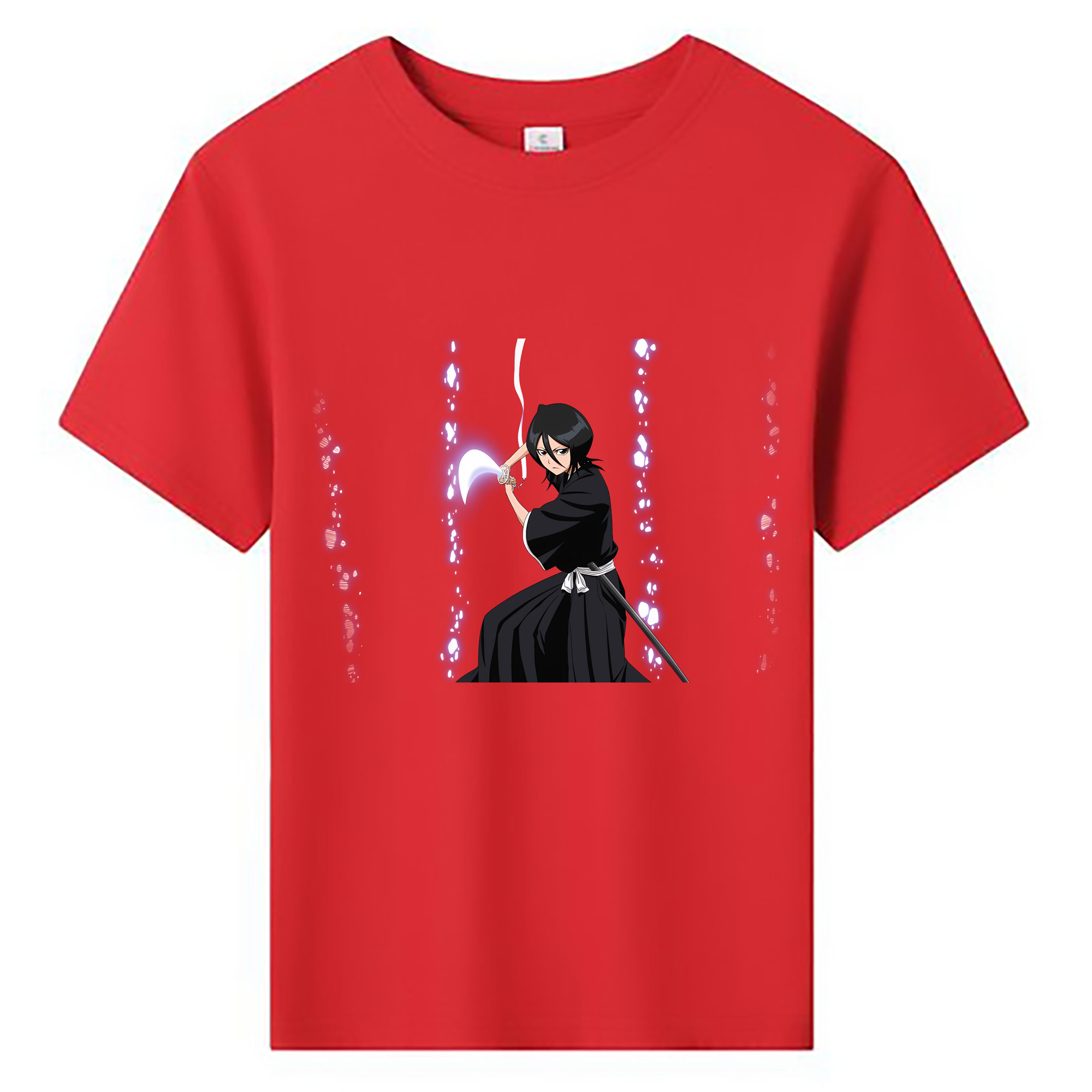 （画像用） ブリーチ 朽木ルキア BLEACH Kuchiki Rukia 綿100％キッズTシャツ（フロントプリント）