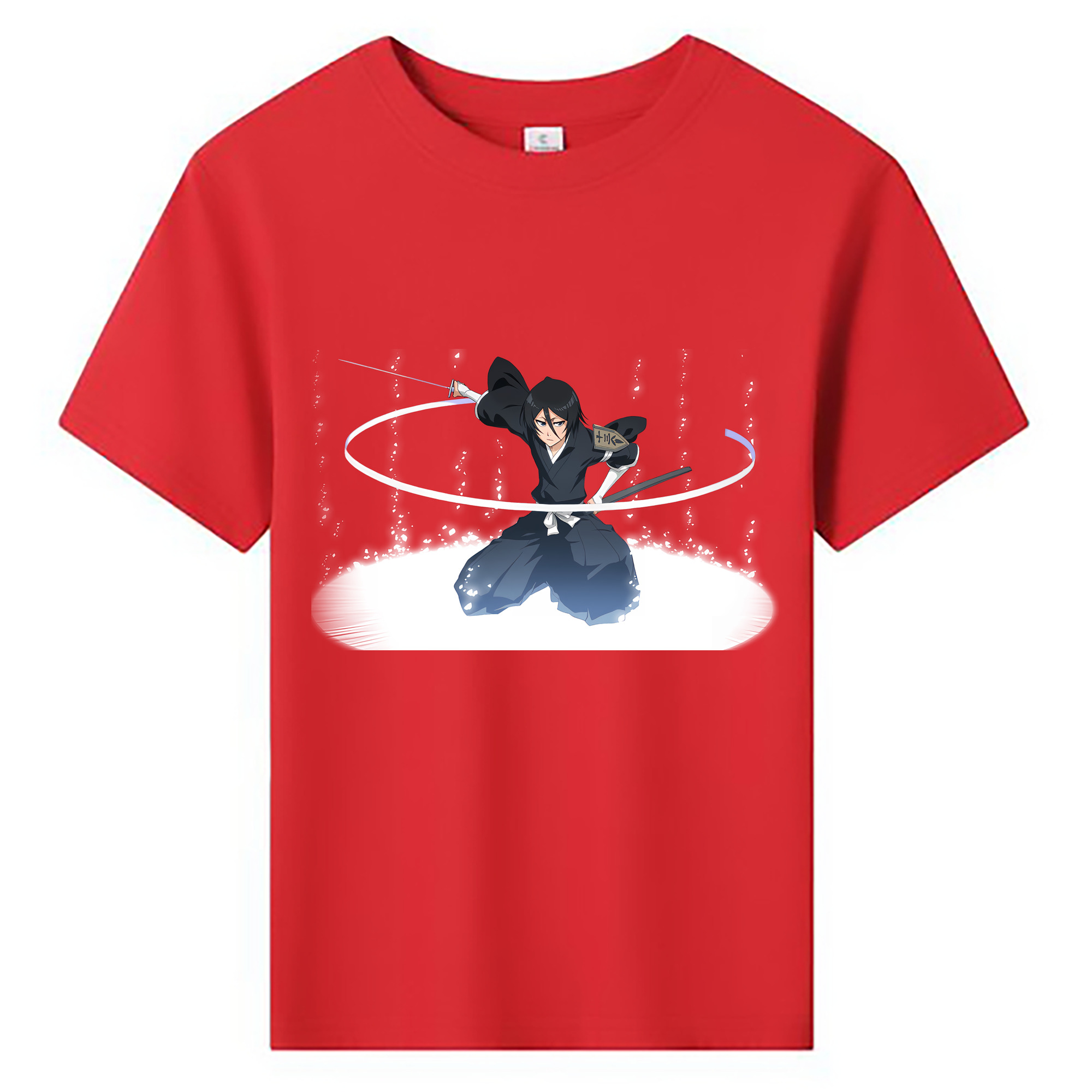 （画像用） ブリーチ 朽木ルキア BLEACH Kuchiki Rukia 綿100％キッズTシャツ（フロントプリント）