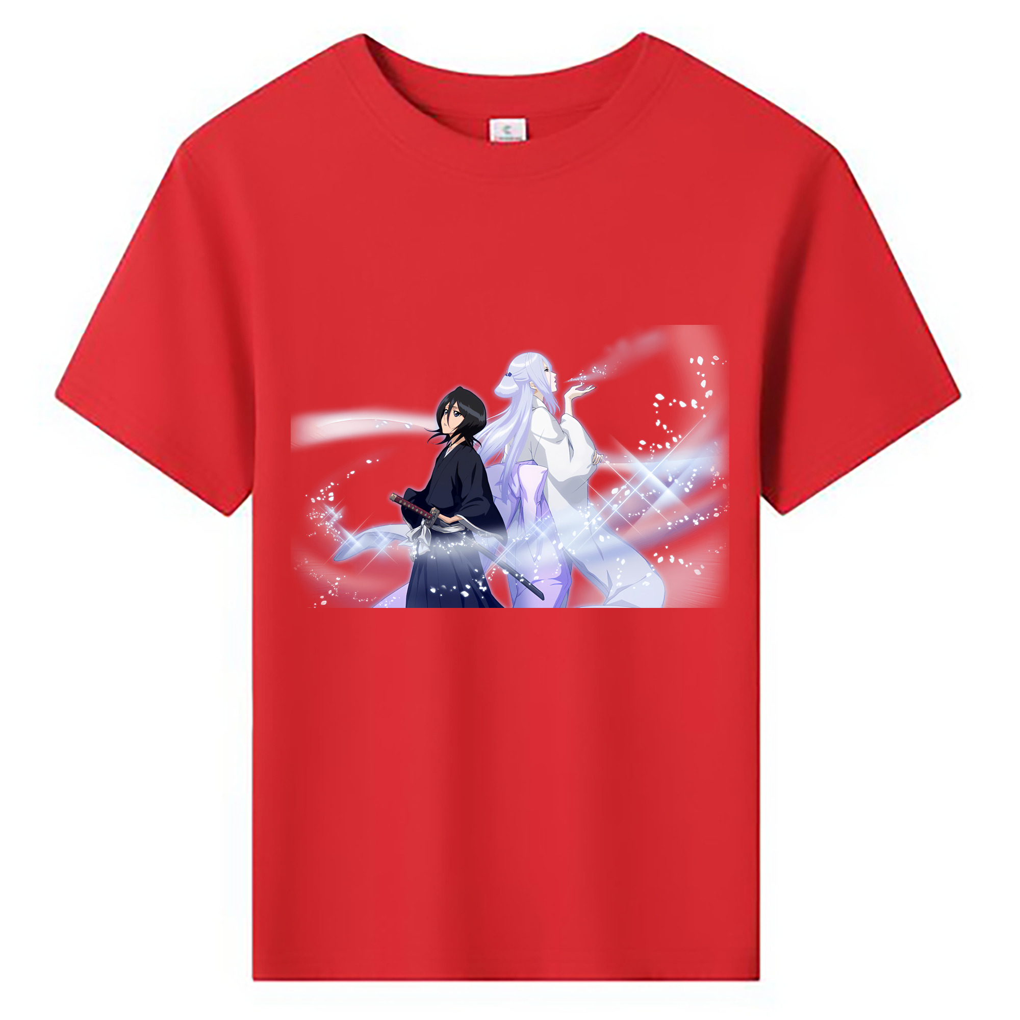 （画像用） ブリーチ 朽木ルキア BLEACH Kuchiki Rukia 綿100％キッズTシャツ（フロントプリント）