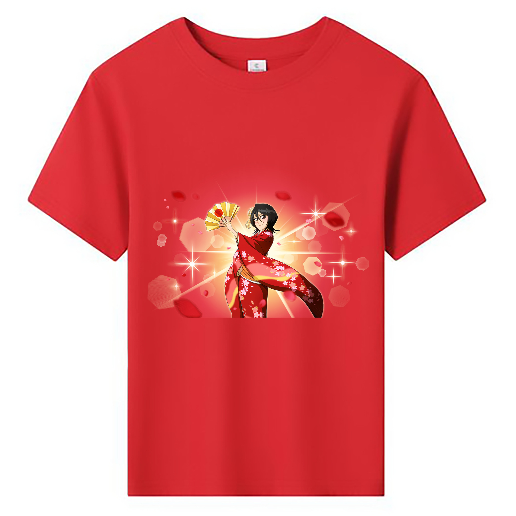 （画像用） ブリーチ 朽木ルキア BLEACH Kuchiki Rukia 綿100％キッズTシャツ（フロントプリント）