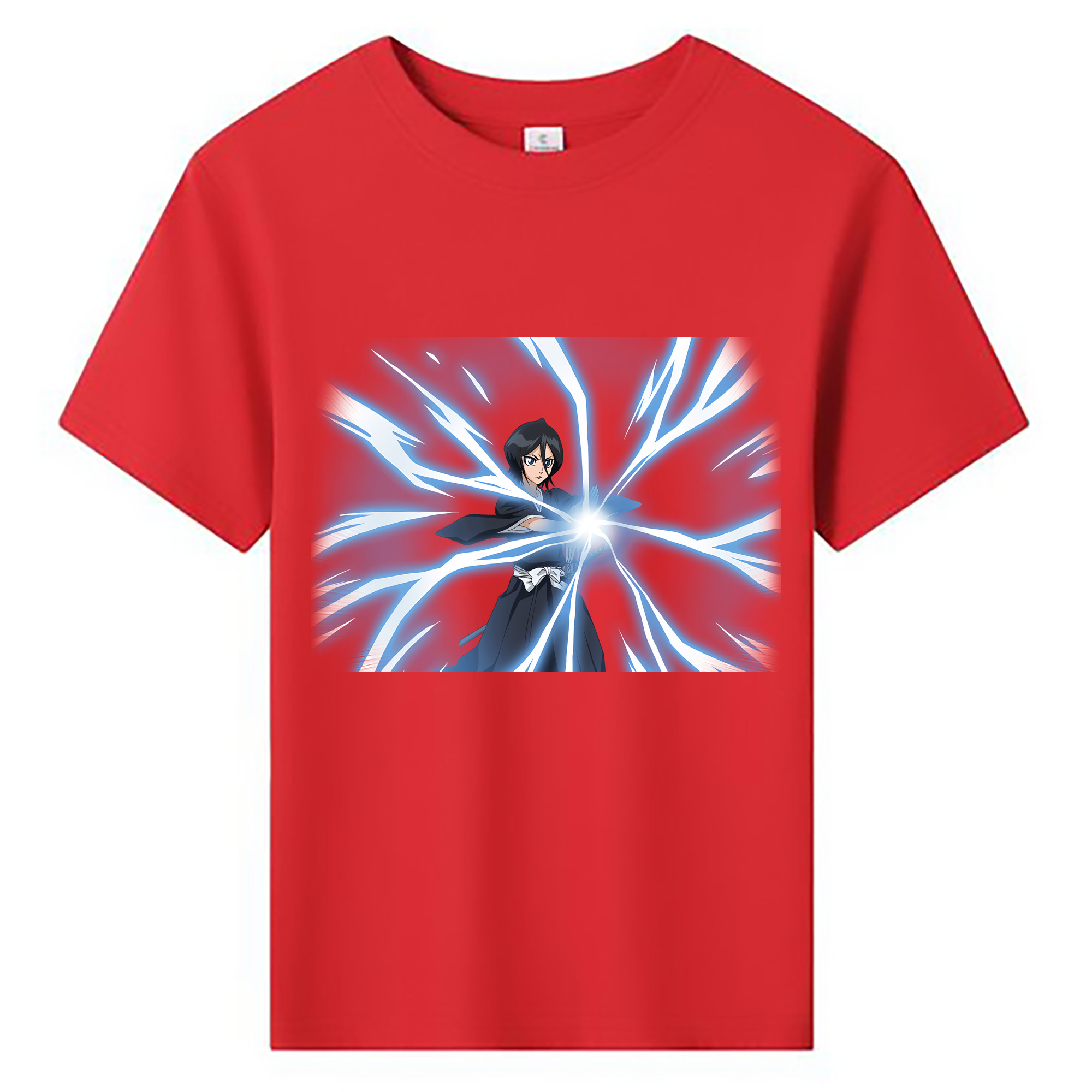 （画像用） ブリーチ 朽木ルキア BLEACH Kuchiki Rukia 綿100％キッズTシャツ（フロントプリント）