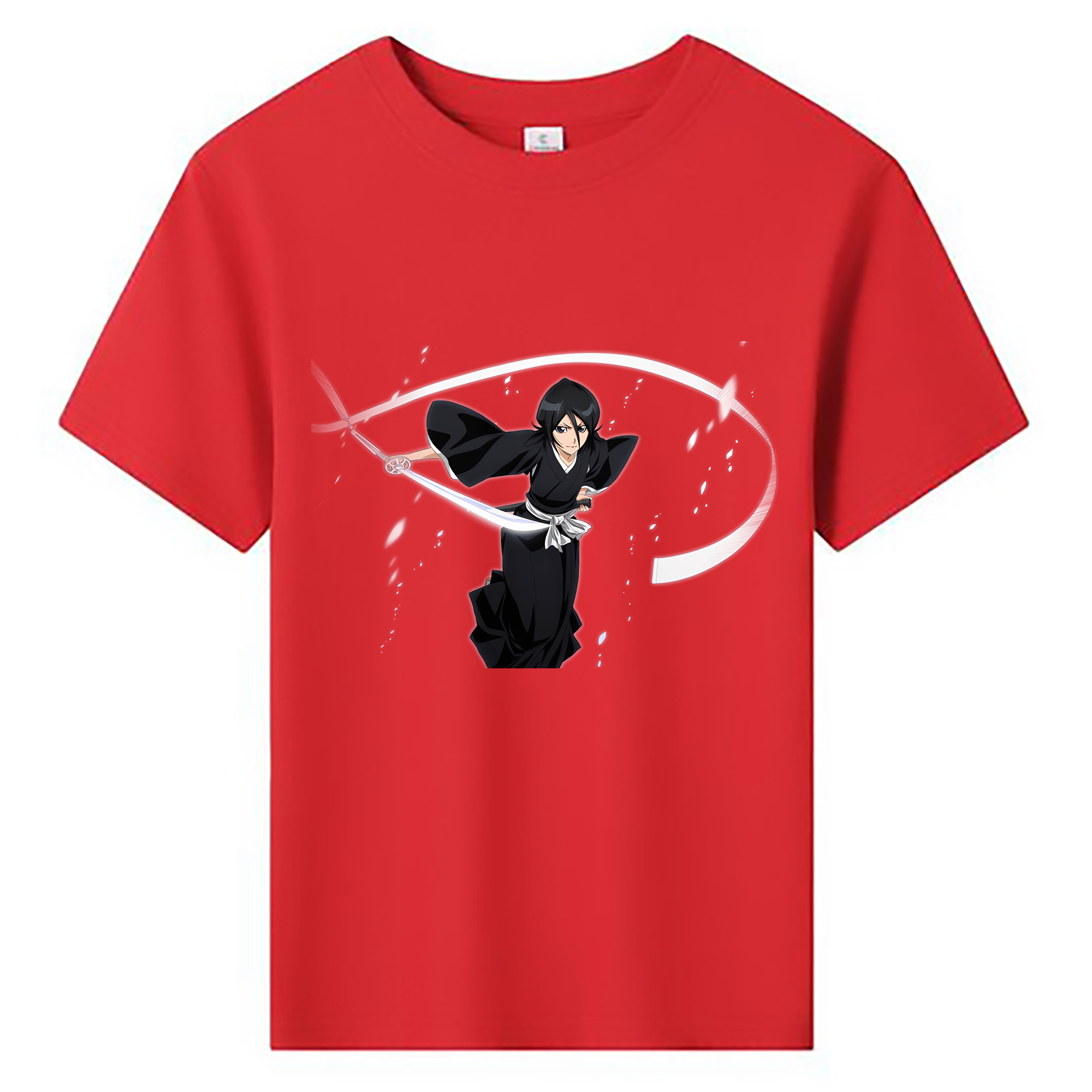（画像用） ブリーチ 朽木ルキア BLEACH Kuchiki Rukia 綿100％キッズTシャツ（フロントプリント）