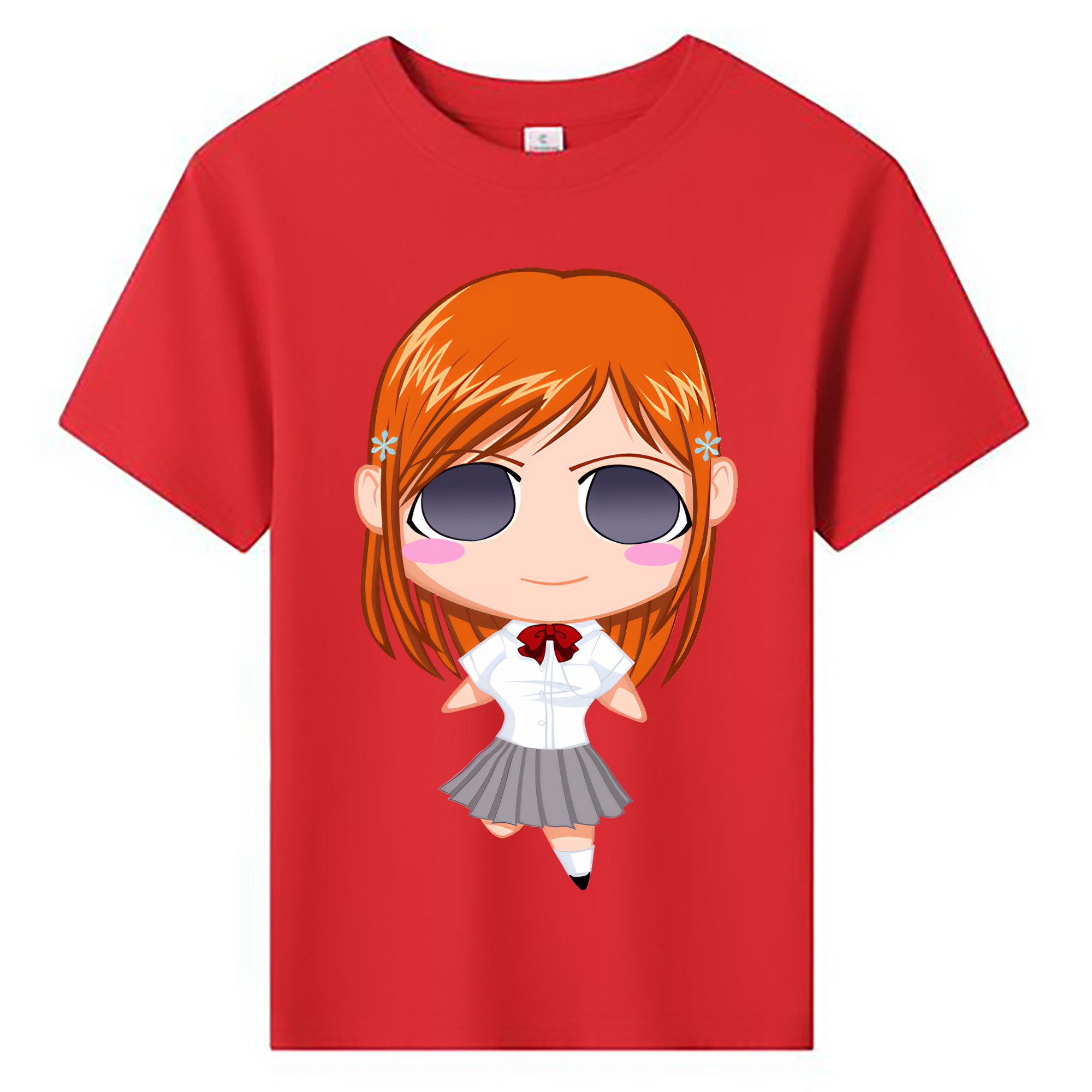 （画像用） ブリーチ 井上織姫（いのうえおりひめ） BLEACH Inoue Orihime 綿100％キッズTシャツ（フロントプリント）