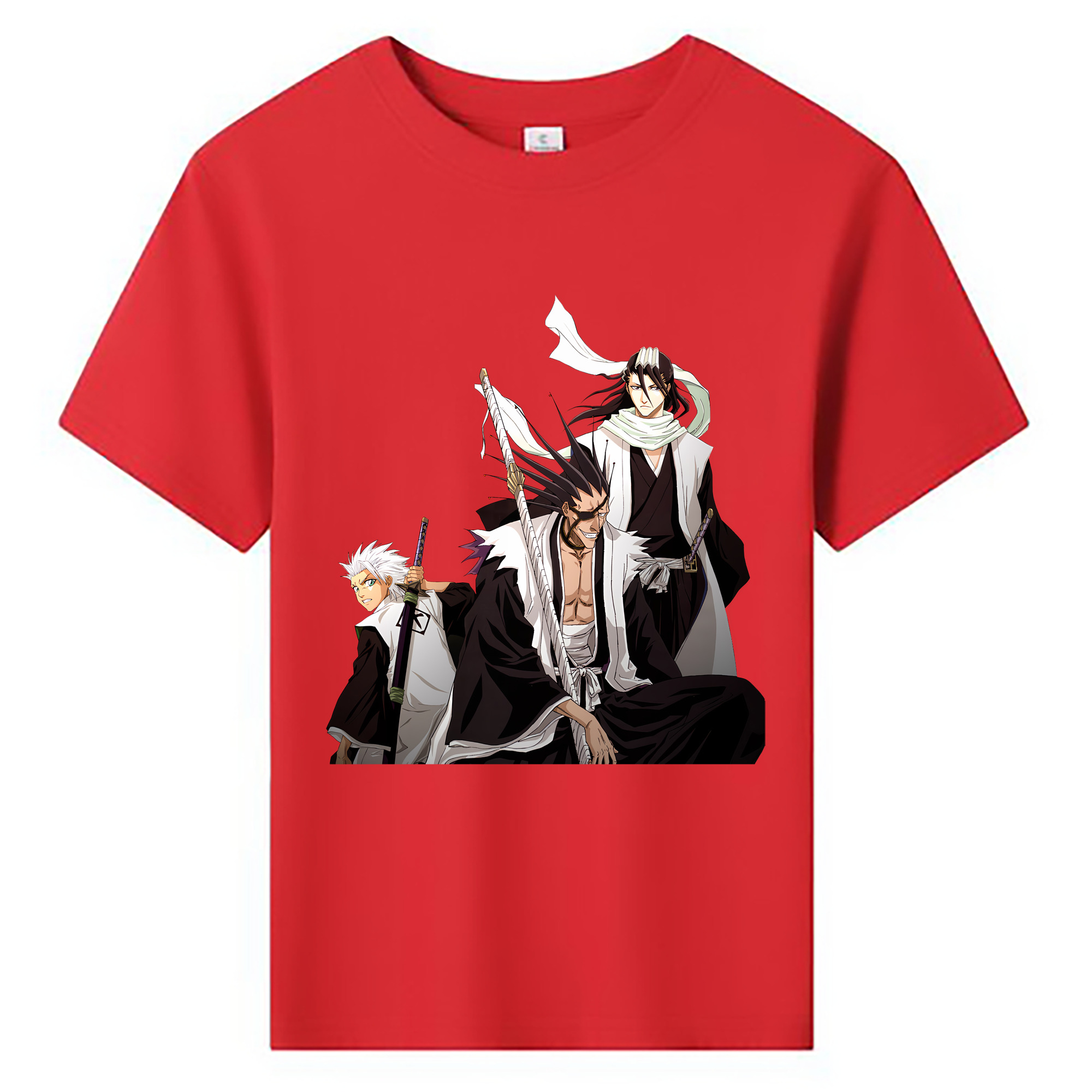 （画像用） ブリーチ ざらき けんぱち BLEACH Zaraki Kenpachi 綿100％キッズTシャツ（フロントプリント）