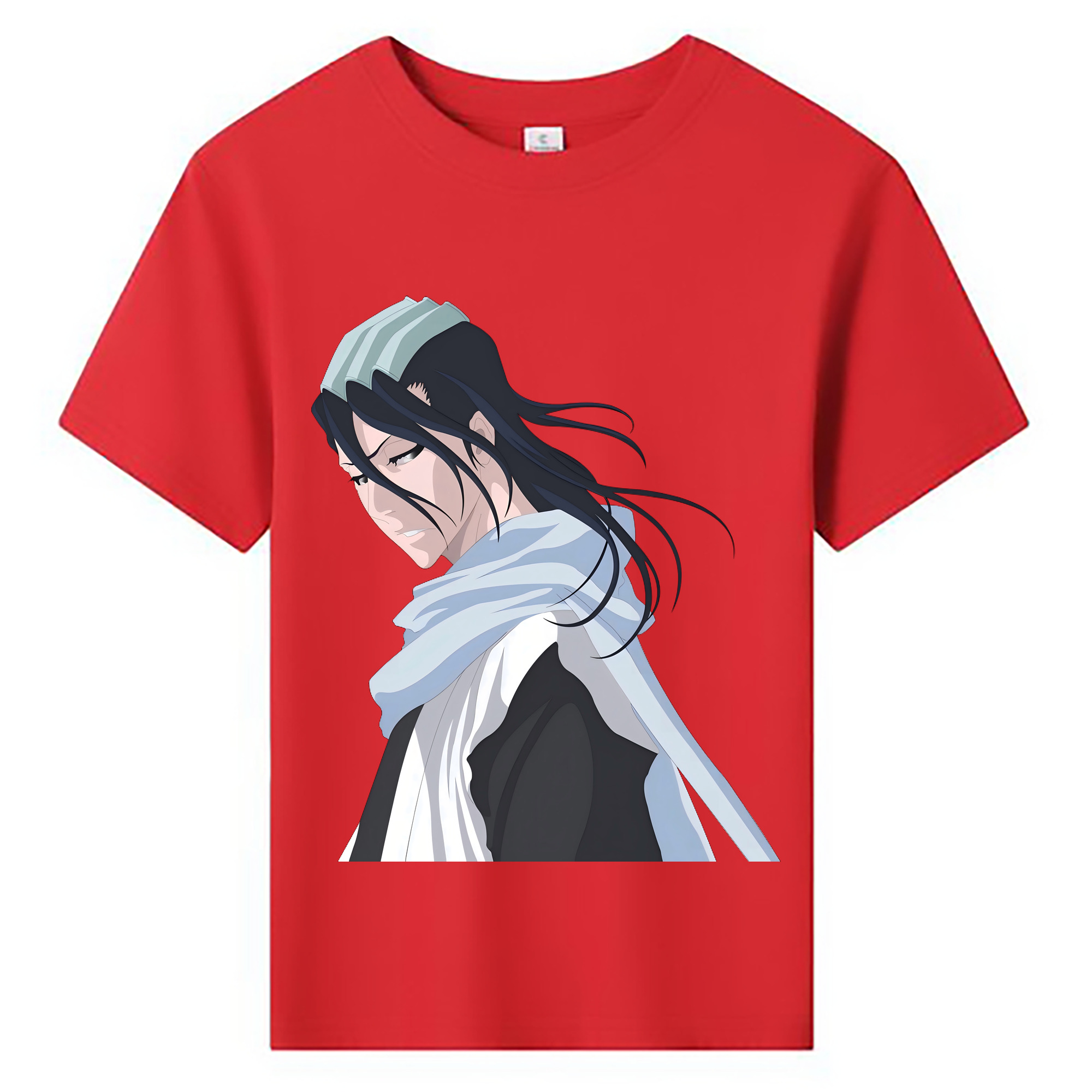（画像用） ブリーチ くちき びゃくや BLEACH Kuchiki Byakuya 綿100％キッズTシャツ（フロントプリント）
