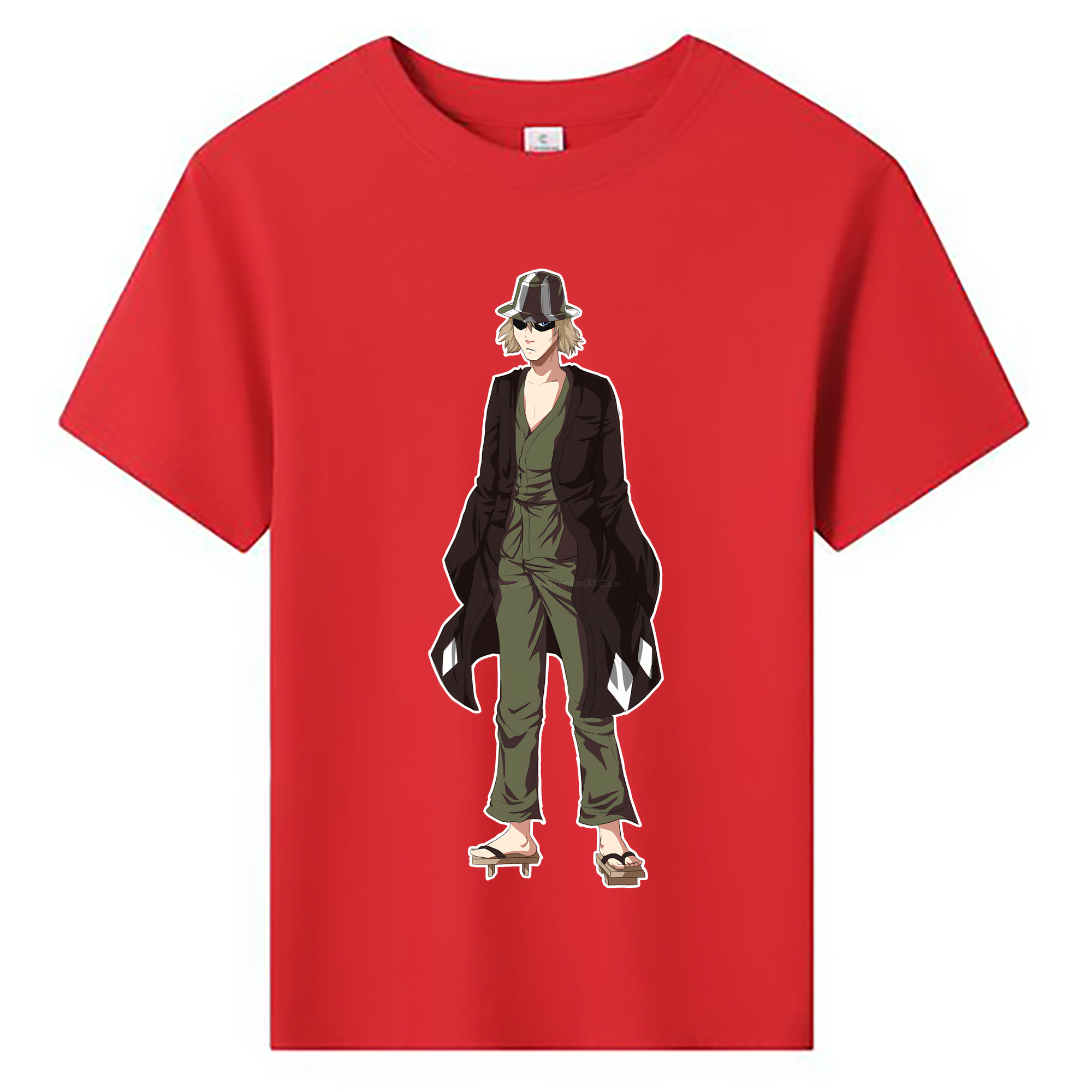 （画像用） "ブリーチ 浦原 喜助（うらはら きすけ） BLEACH Urahara Kisuke " 綿100％キッズTシャツ（フロントプリント）