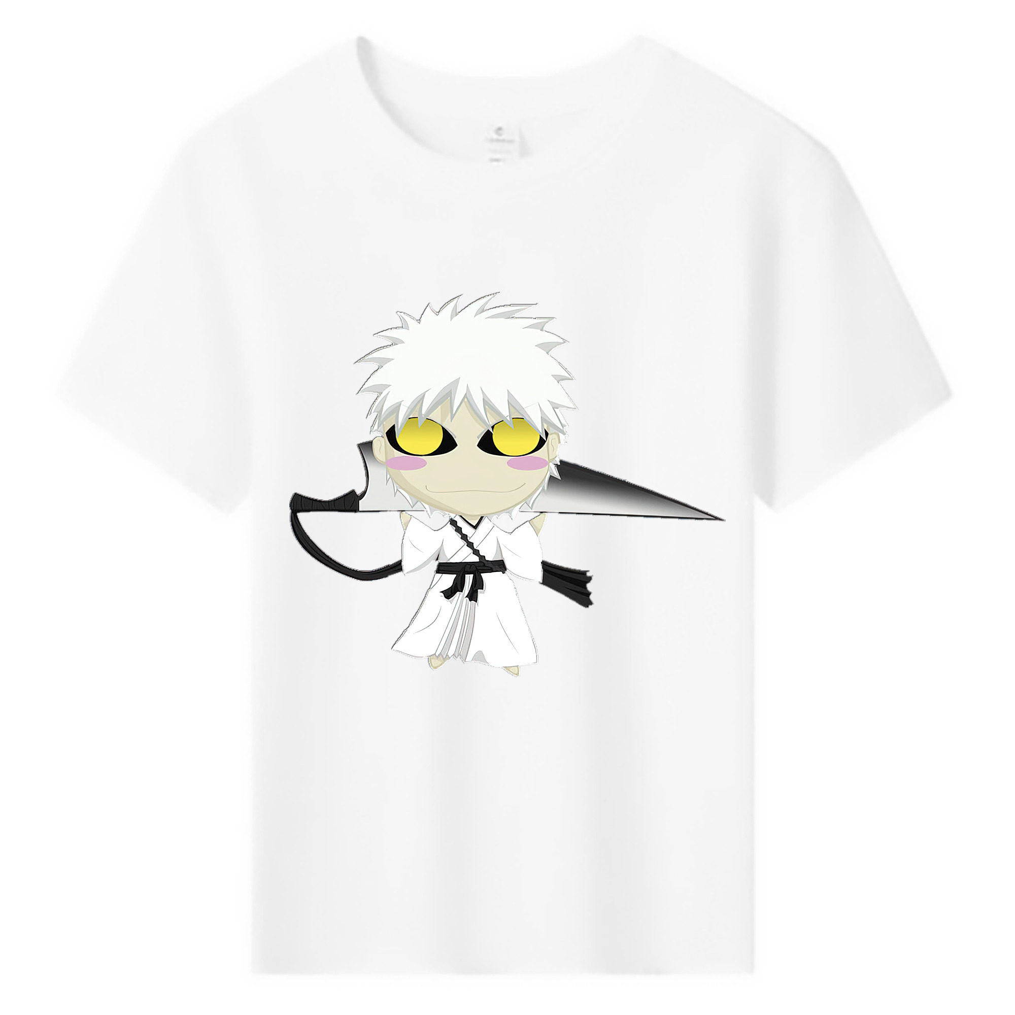 （画像用） ブリーチ 黒崎一護（くろさき いちご）BLEACH Kurosaki Ichigo 綿100％キッズTシャツ（フロントプリント）