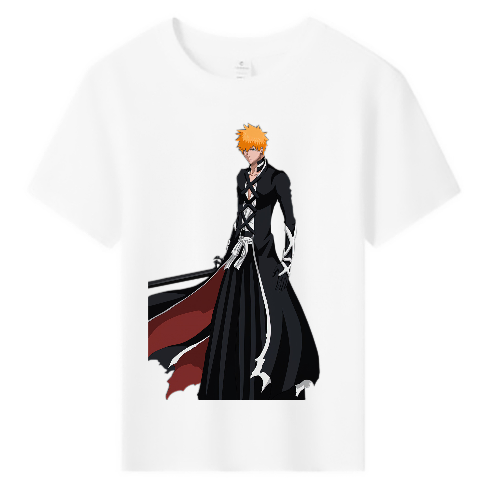 （画像用） ブリーチ 黒崎一護（くろさき いちご）BLEACH Kurosaki Ichigo 綿100％キッズTシャツ（フロントプリント）