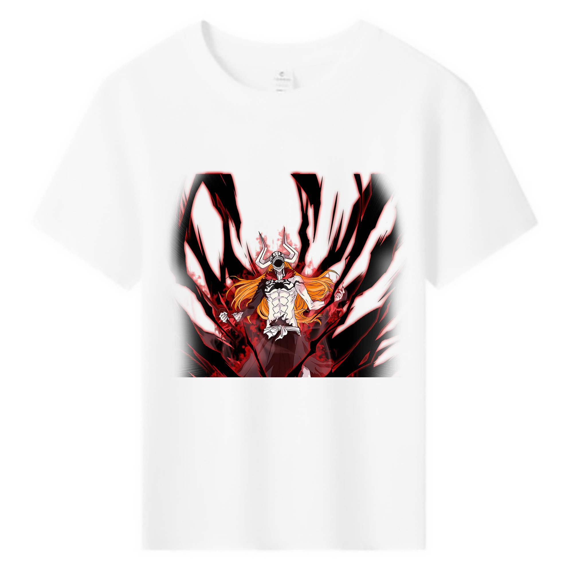 （画像用） ブリーチ 黒崎一護（くろさき いちご）BLEACH Kurosaki Ichigo 綿100％キッズTシャツ（フロントプリント）