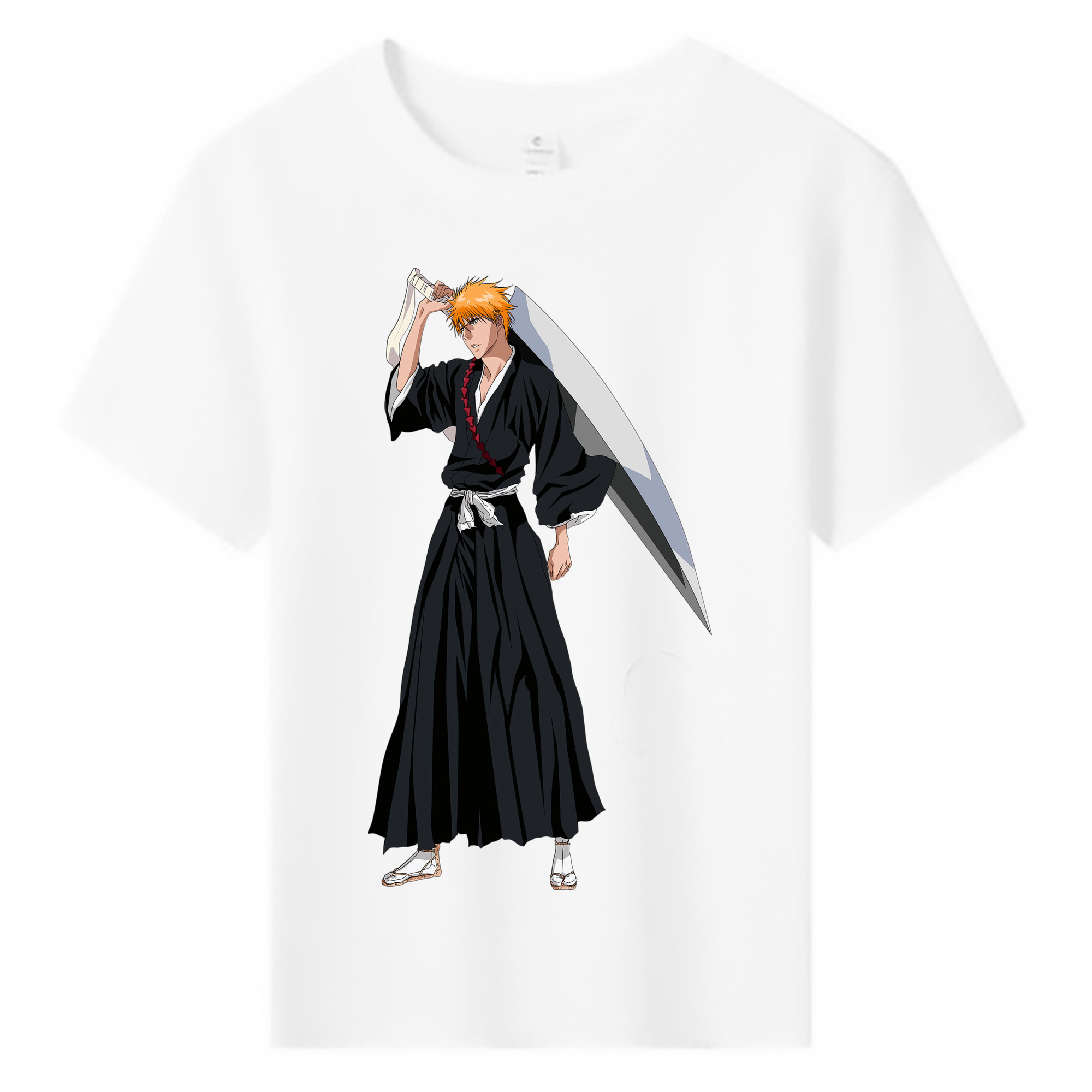（画像用） ブリーチ 黒崎一護（くろさき いちご）BLEACH Kurosaki Ichigo 綿100％キッズTシャツ（フロントプリント）