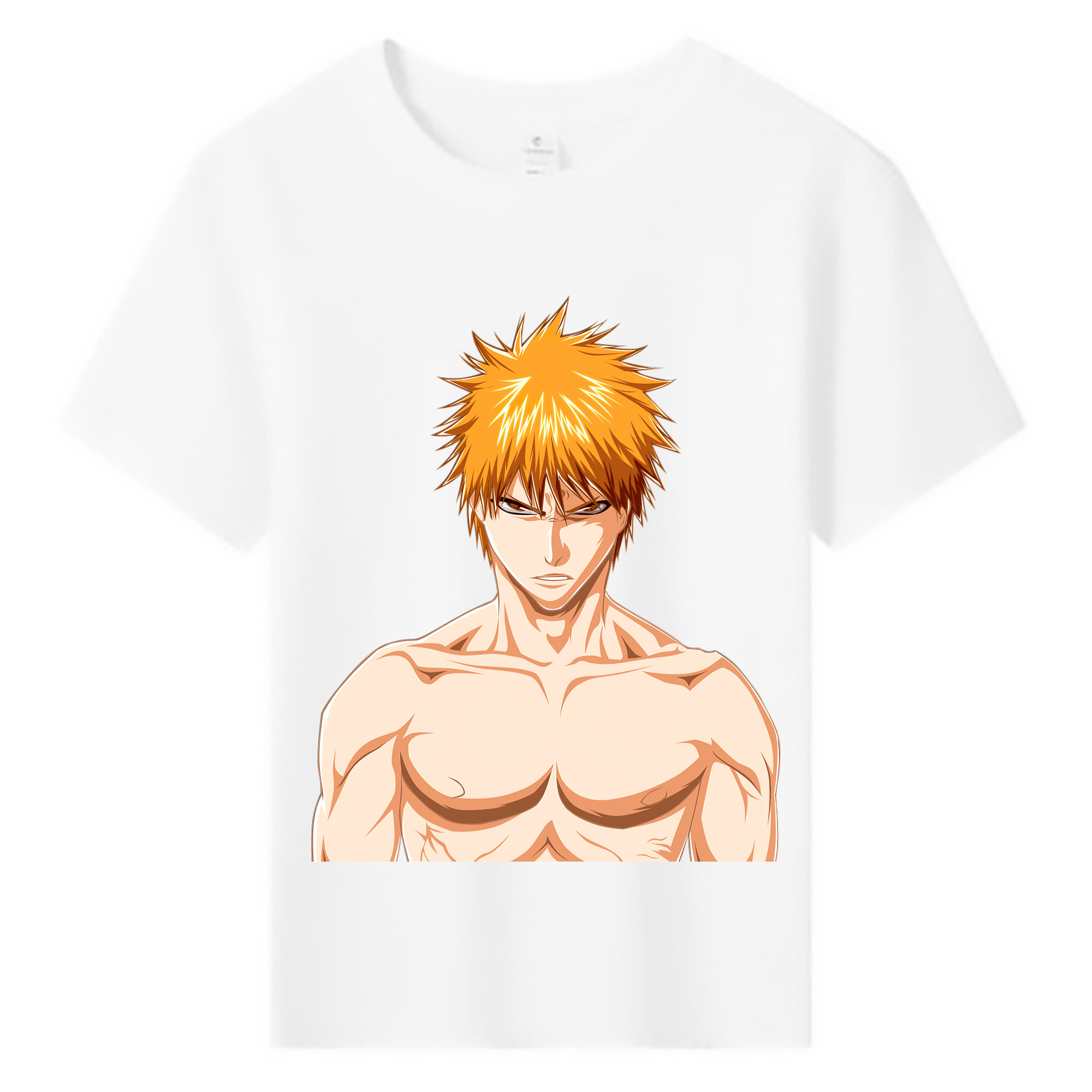 （画像用） ブリーチ 黒崎一護（くろさき いちご）BLEACH Kurosaki Ichigo 綿100％キッズTシャツ（フロントプリント）