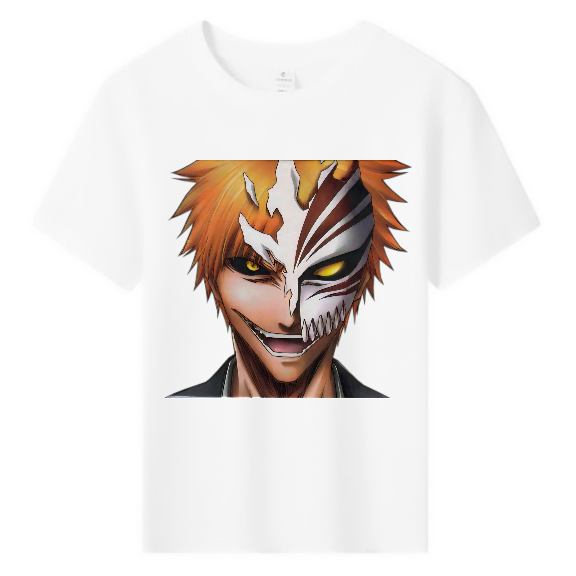 （画像用） ブリーチ 黒崎一護（くろさき いちご）BLEACH Kurosaki Ichigo 綿100％キッズTシャツ（フロントプリント）