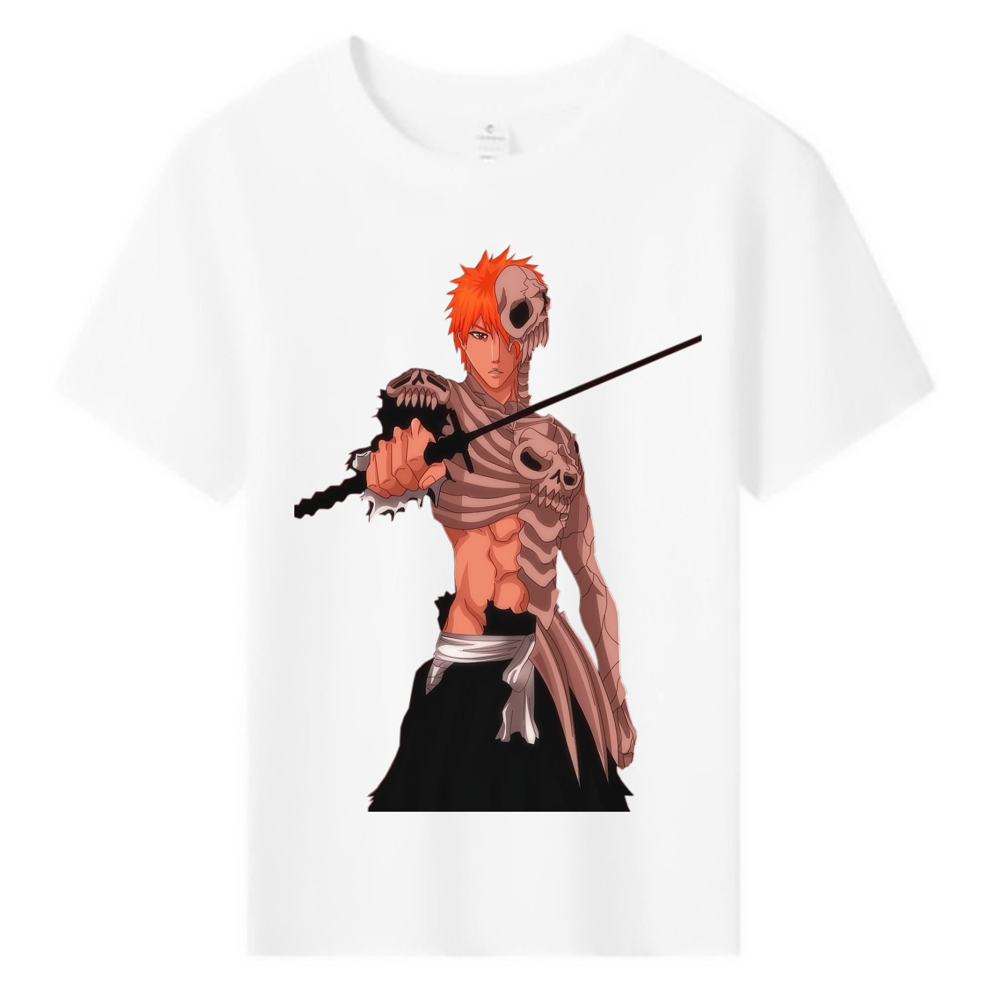（画像用） ブリーチ 黒崎一護（くろさき いちご）BLEACH Kurosaki Ichigo 綿100％キッズTシャツ（フロントプリント）