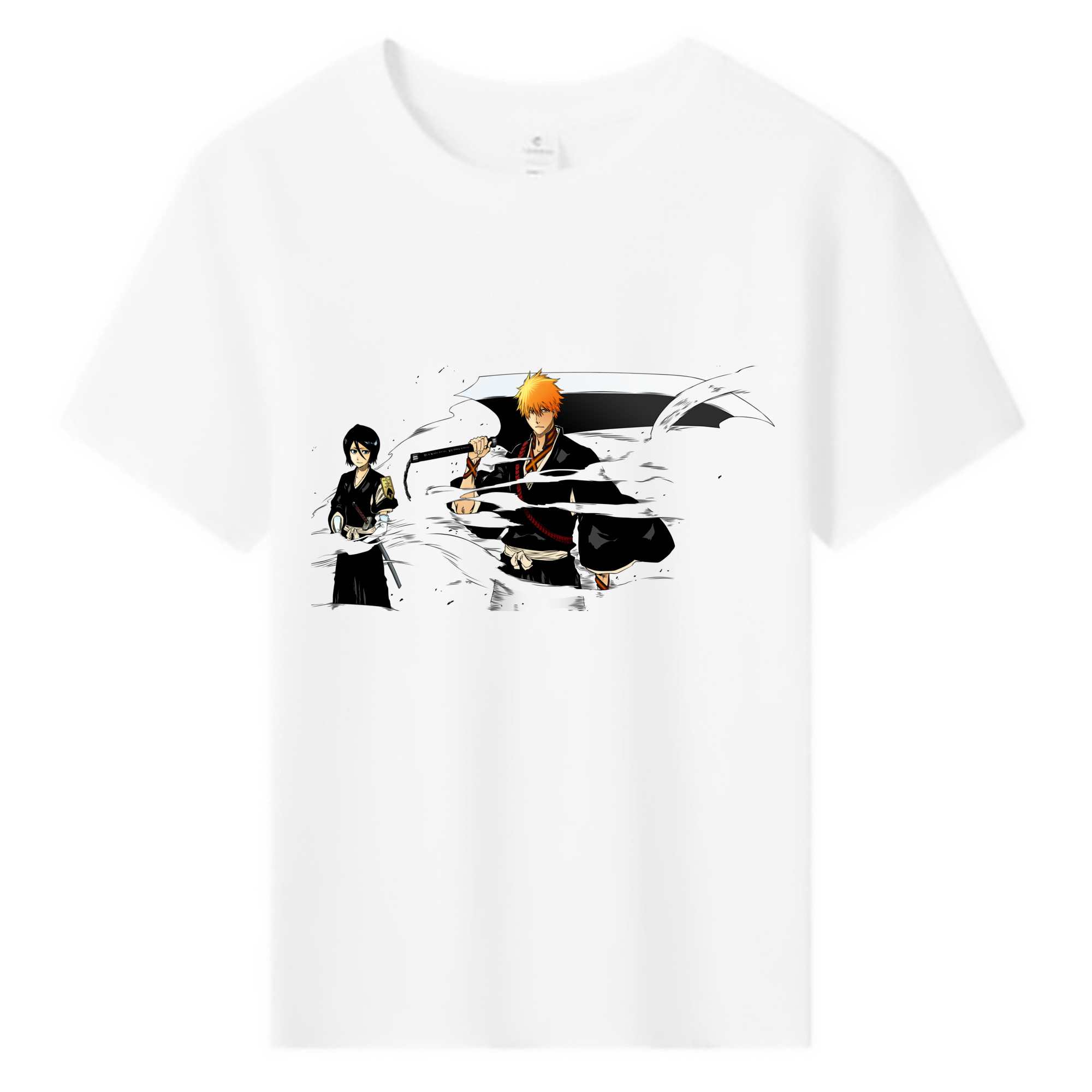 （画像用） ブリーチ 黒崎一護（くろさき いちご）BLEACH Kurosaki Ichigo 綿100％キッズTシャツ（フロントプリント）