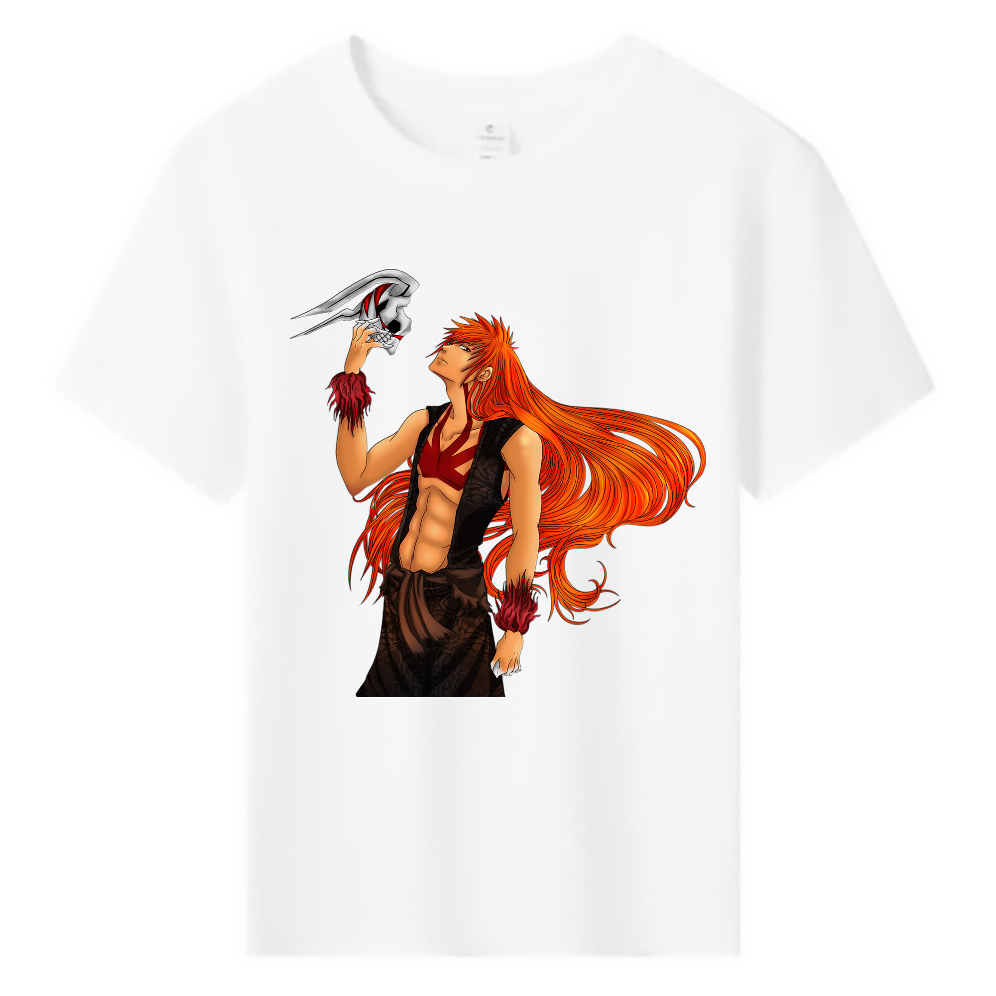 （画像用） ブリーチ 黒崎一護（くろさき いちご）BLEACH Kurosaki Ichigo 綿100％キッズTシャツ（フロントプリント）