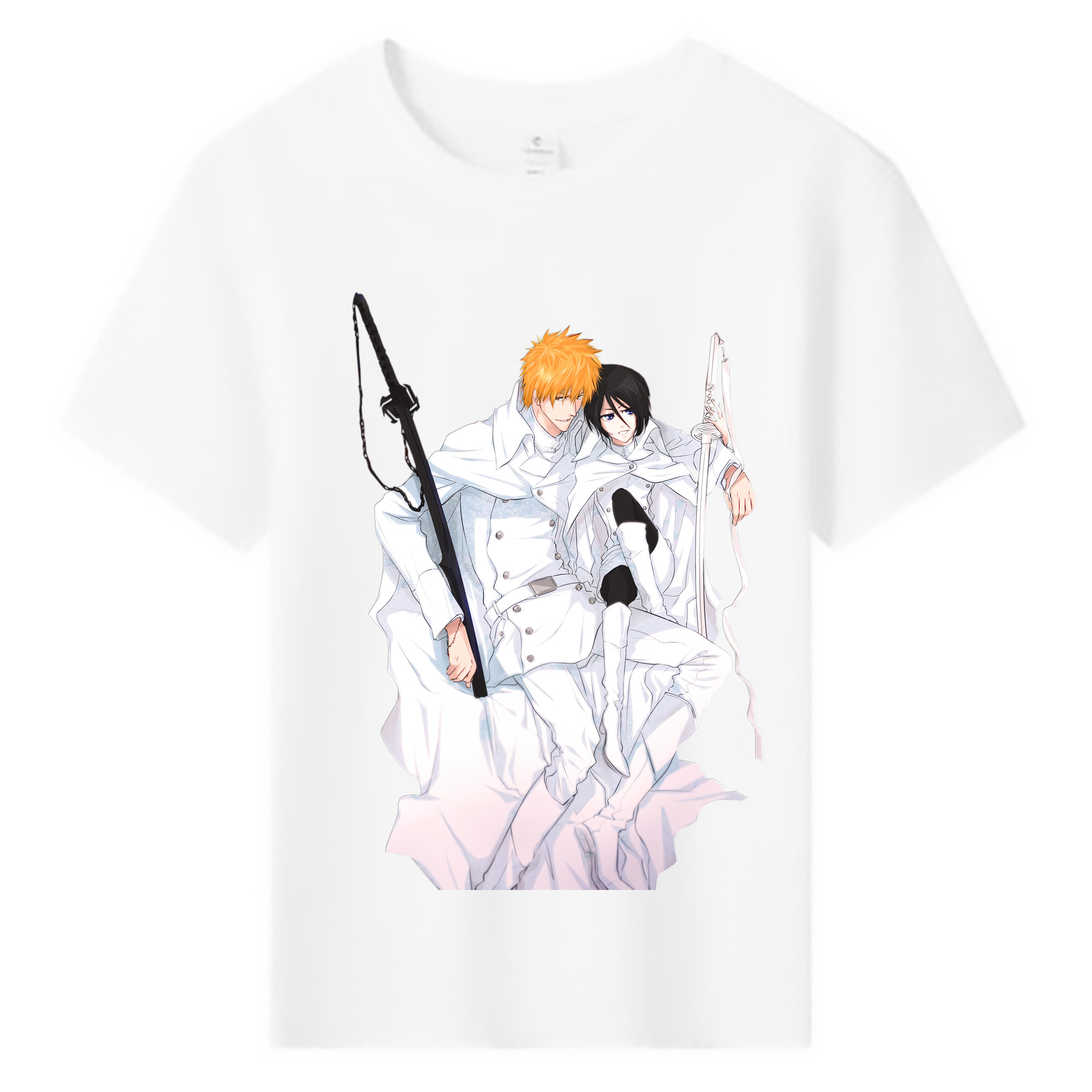 （画像用） ブリーチ 黒崎一護（くろさき いちご）BLEACH Kurosaki Ichigo 綿100％キッズTシャツ（フロントプリント）