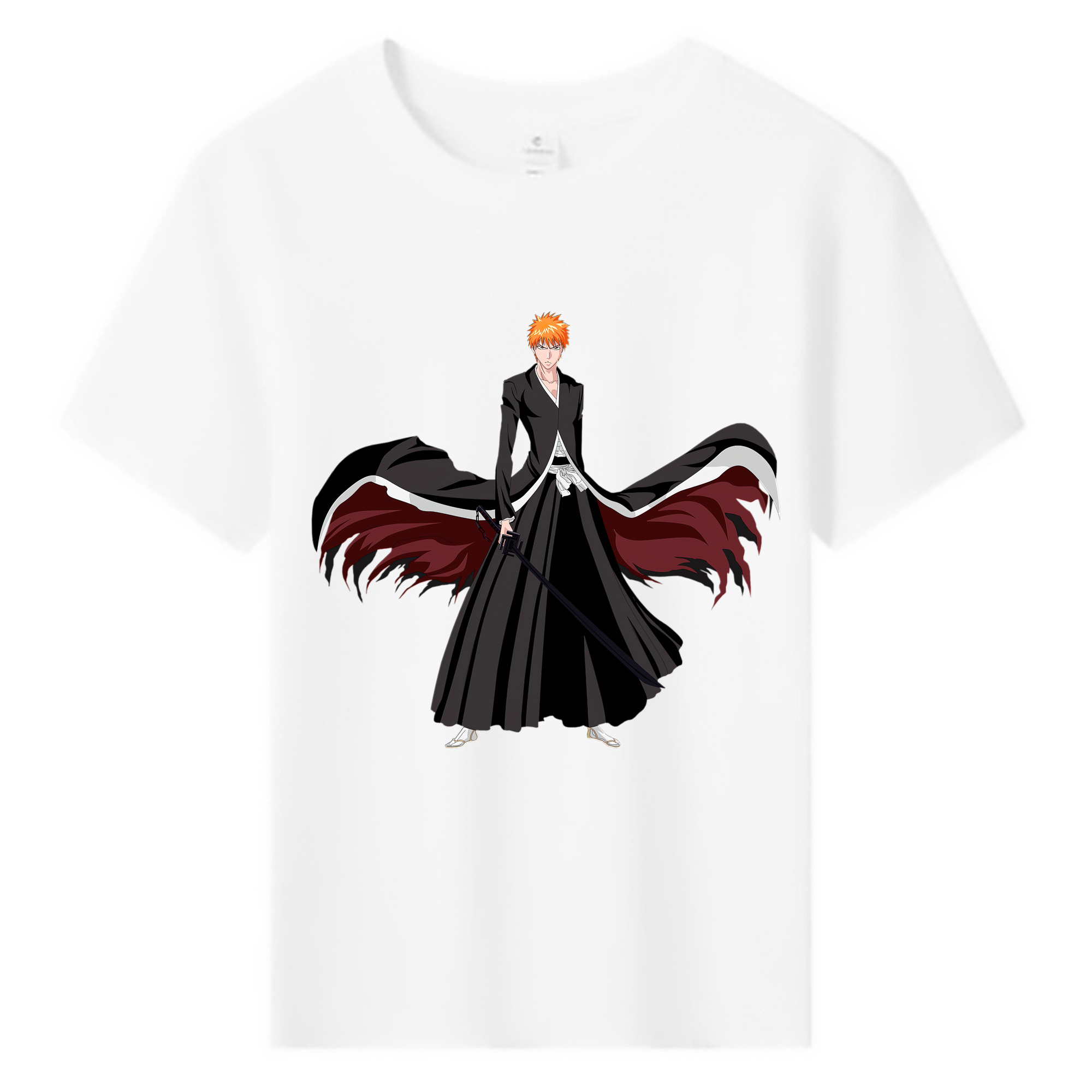（画像用） ブリーチ 黒崎一護（くろさき いちご）BLEACH Kurosaki Ichigo 綿100％キッズTシャツ（フロントプリント）